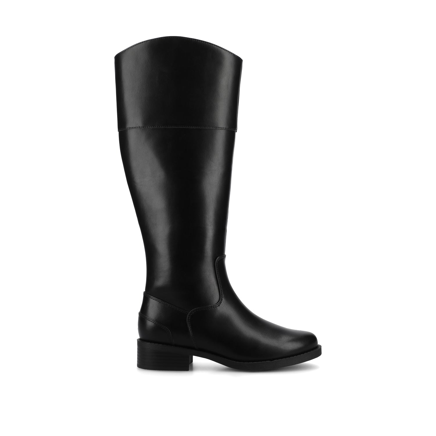 journee collection DRESSAGE RIDING BOOTS IN WIDE CALF Black