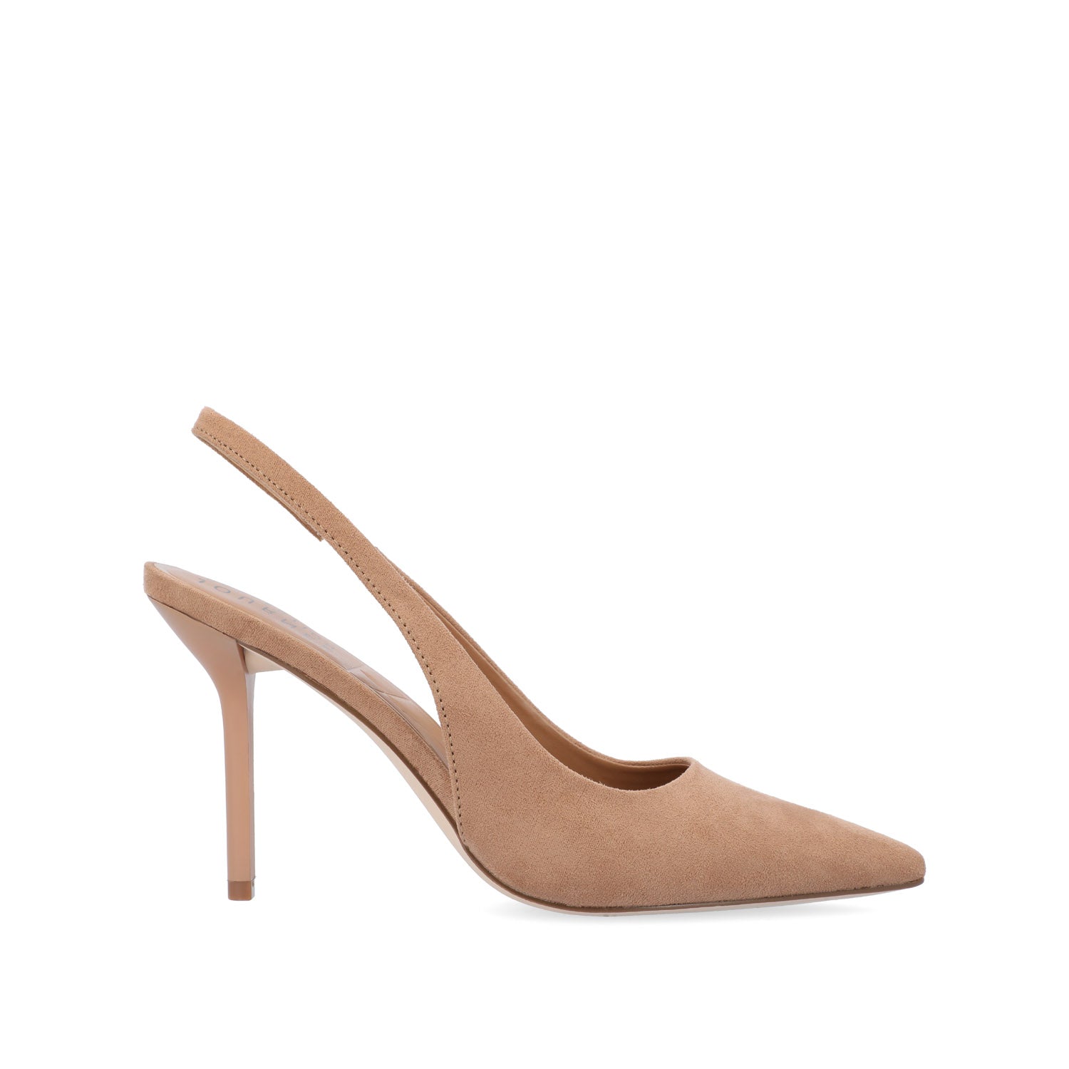 journee collection ELENNEY STILETTO HEELS IN WIDE Nude Suede