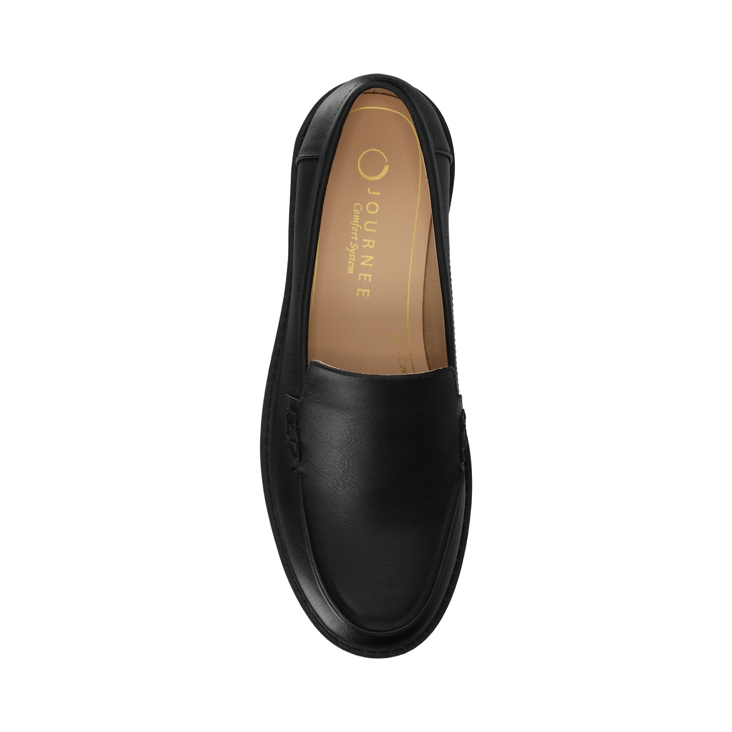 Journee Collection ERIKA SLIP ON LOAFER IN WIDE Chocolate Faux Suede