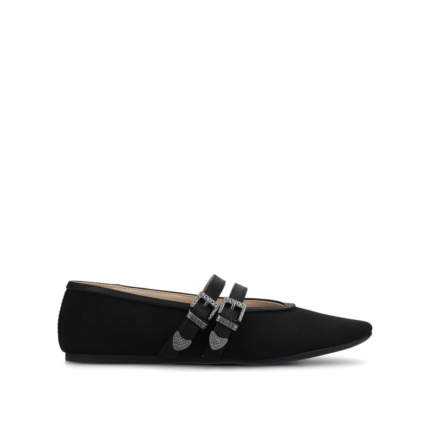 journee collection FLORENE MARY JANE WESTERN FLATS Black Chocolate