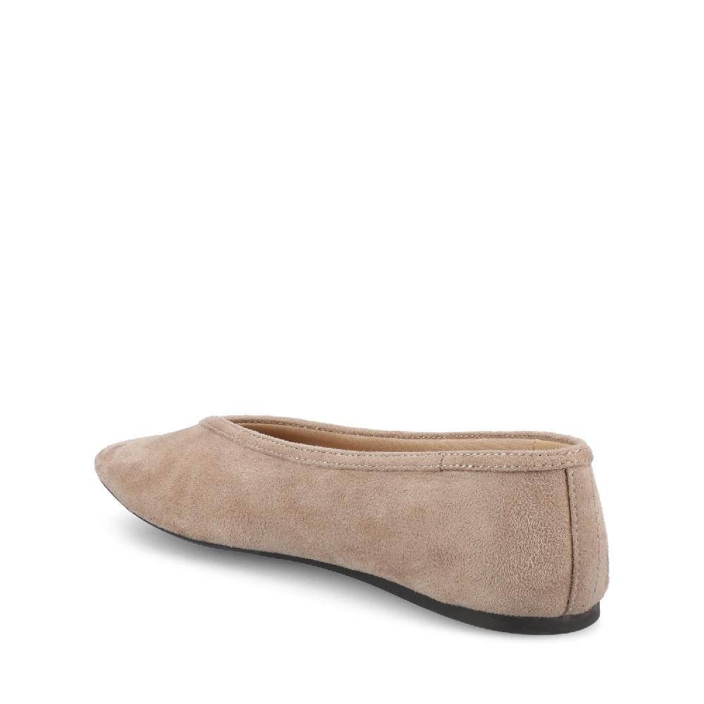 Journee Collection FORTUNE BALLET FLATS Black Suede