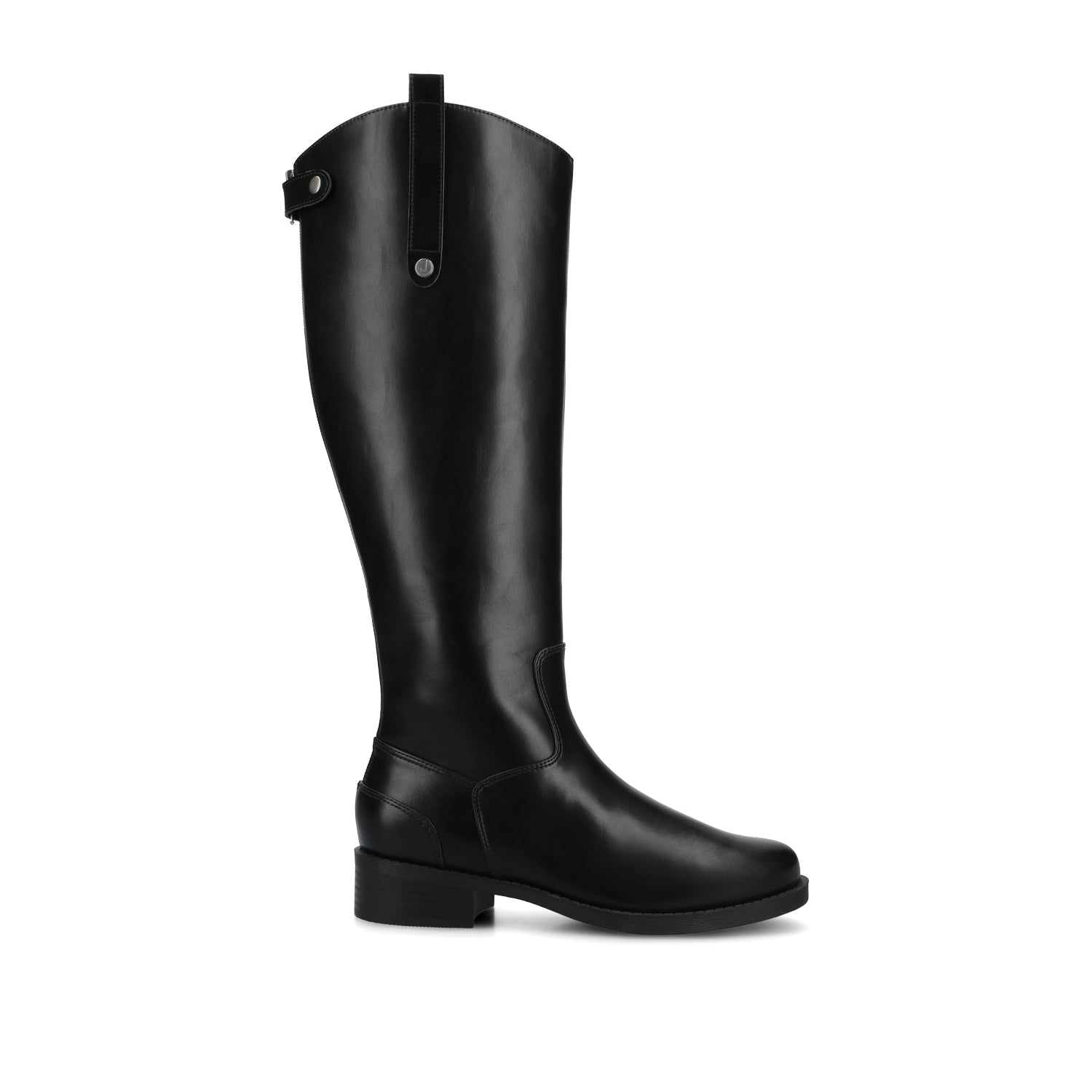 journee collection GEMA KNEE HIGH RIDING BOOTS Black