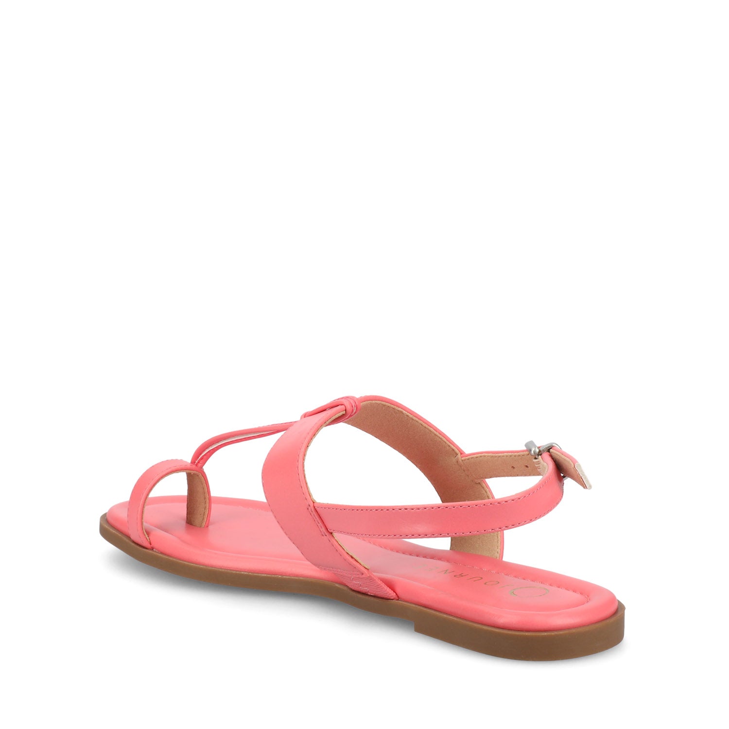 Journee Collection GERRA SANDALS IN FAUX LEATHER White PU