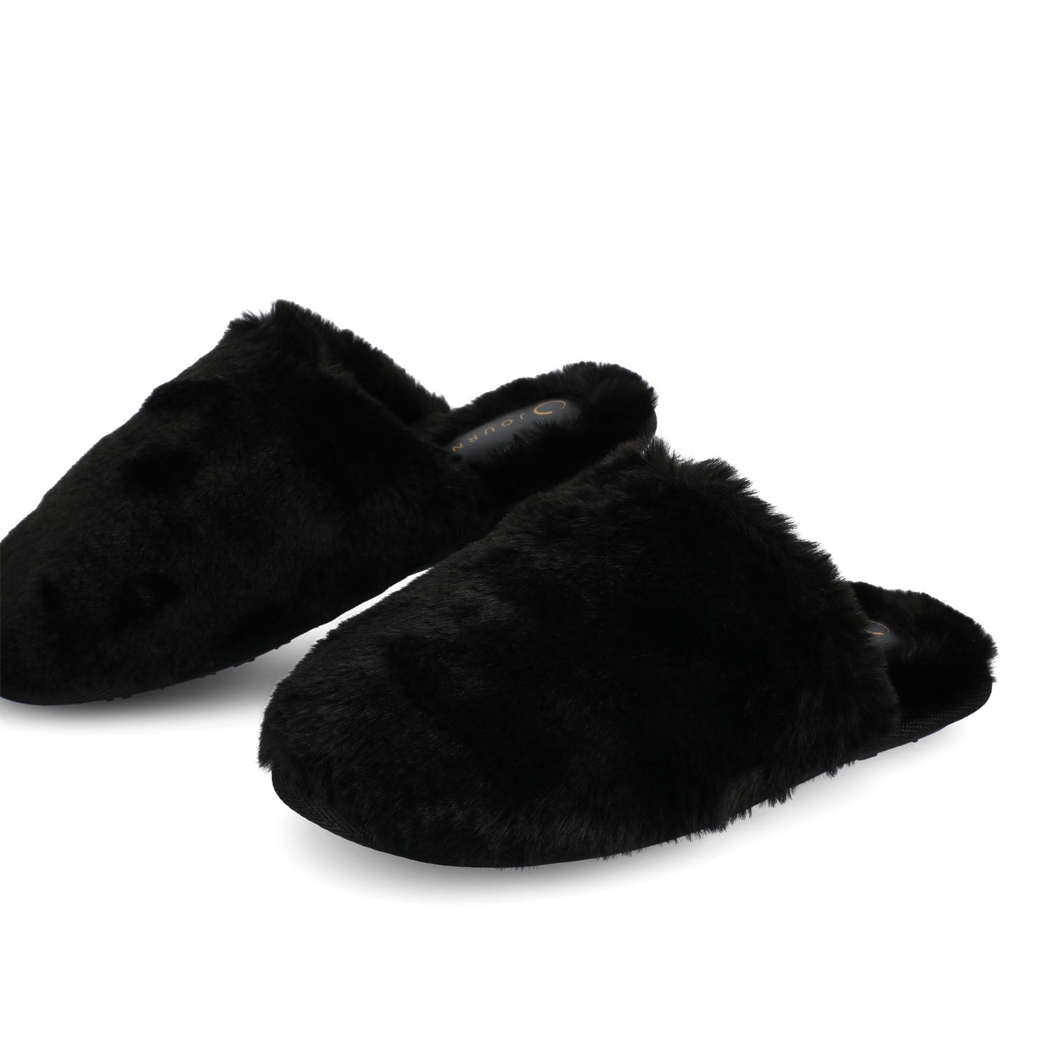 Journee Collection JAYDE SLIPPERS IN FAUX FUR Leopard Faux Fur