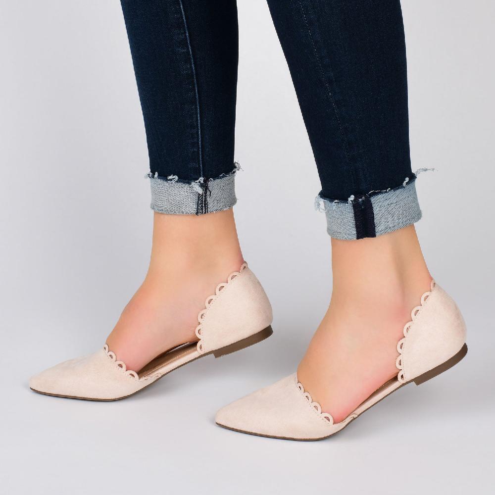 Journee Collection JEZLIN D'ORSAY FLATS IN WIDE Wine