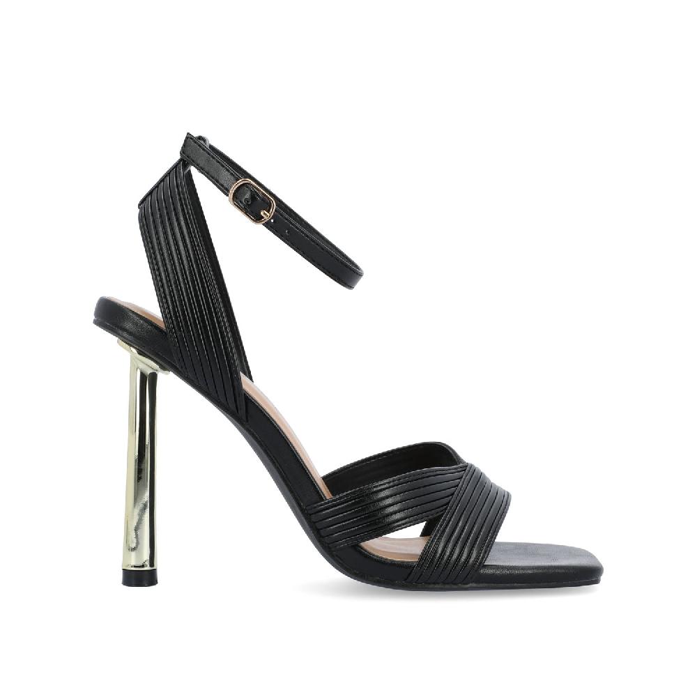 journee collection ANNETT HEELED SANDALS Black
