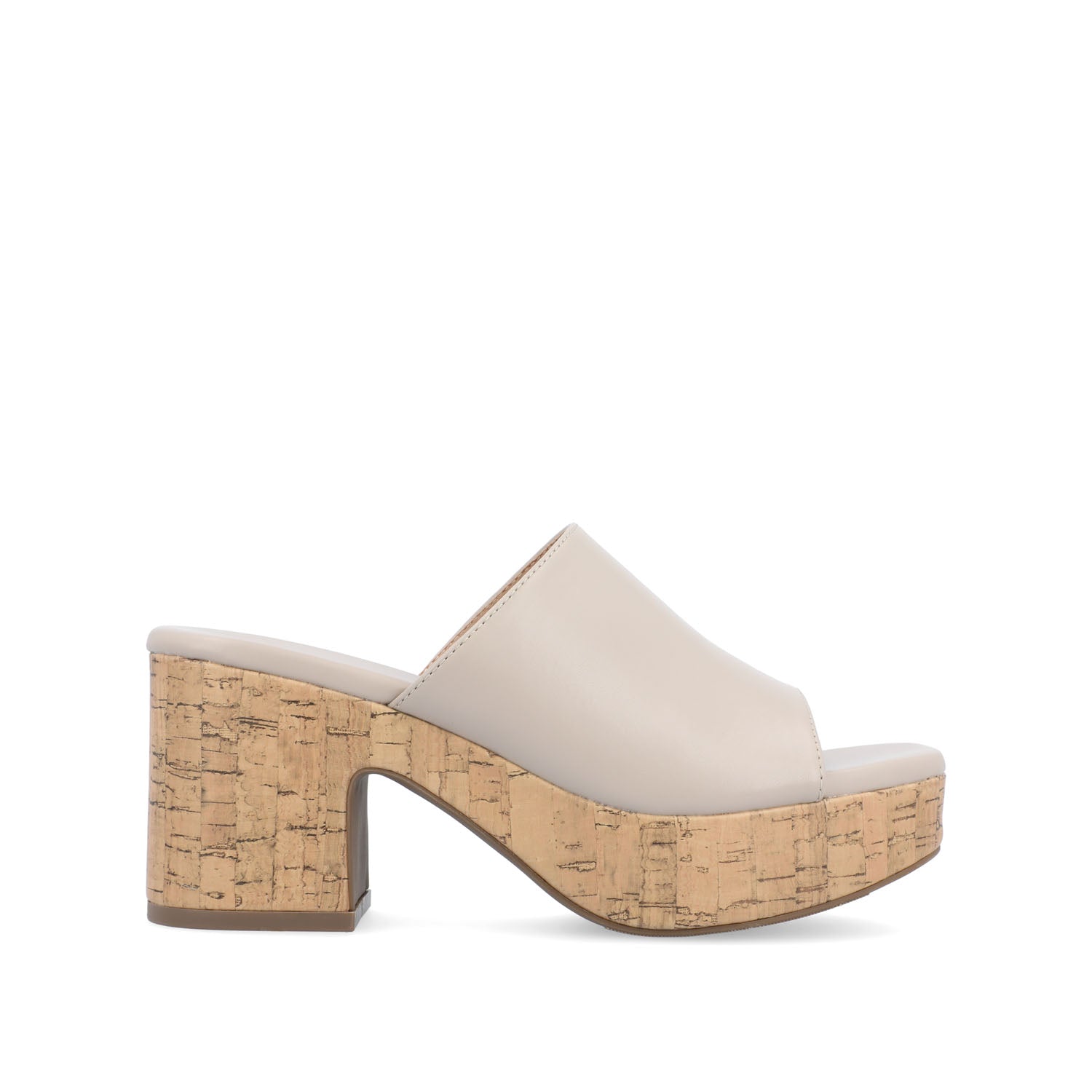 journee collection ASTTER HEELED SANDALS Taupe