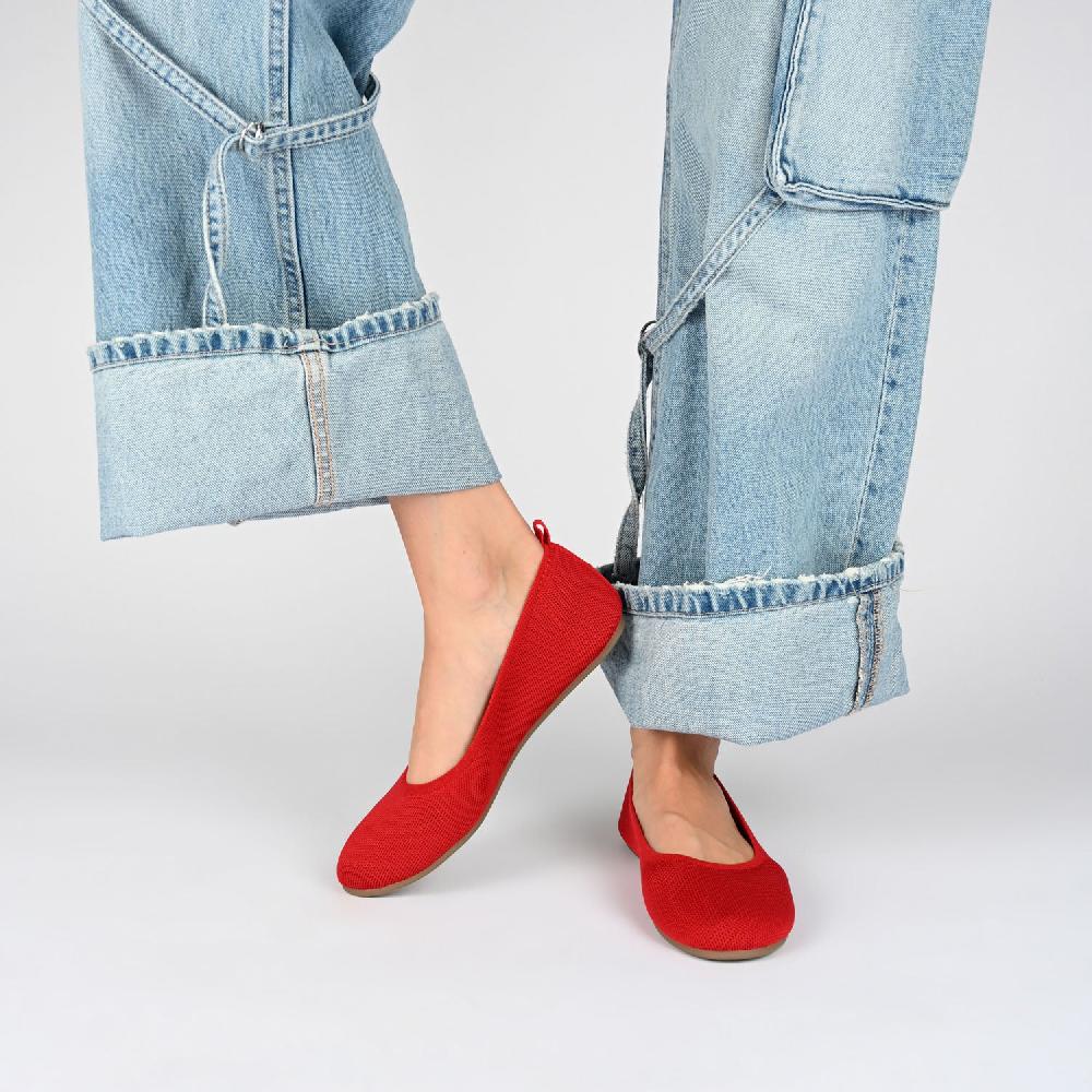 Journee Collection BALLET FLAT IN FABRIC Pink