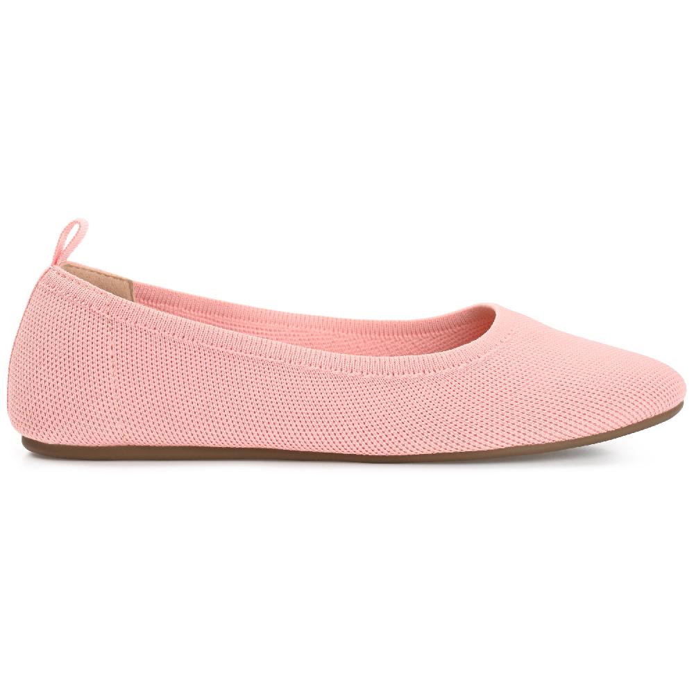 Journee Collection BALLET FLAT IN FABRIC (WIDE) Pink