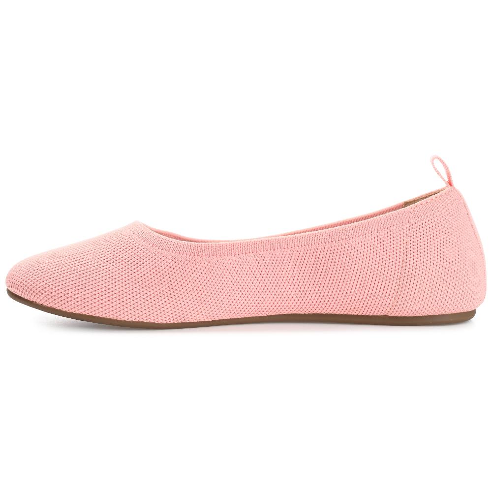 Journee Collection BALLET FLAT IN FABRIC (WIDE) Pink