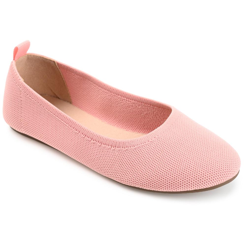 journee collection BALLET FLAT IN FABRIC (WIDE) Pink