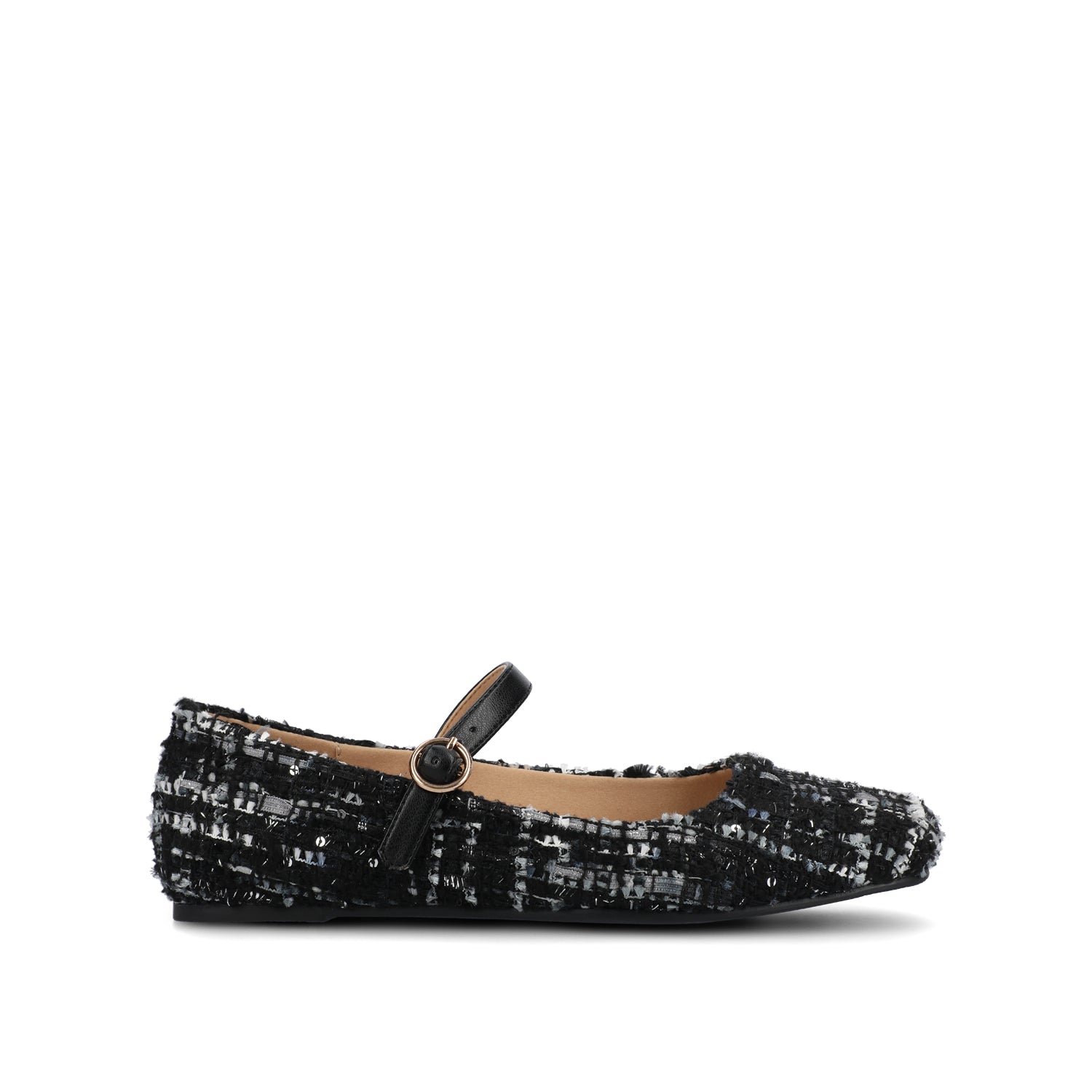journee collection CARRIE DRESS FLATS Black Tweed