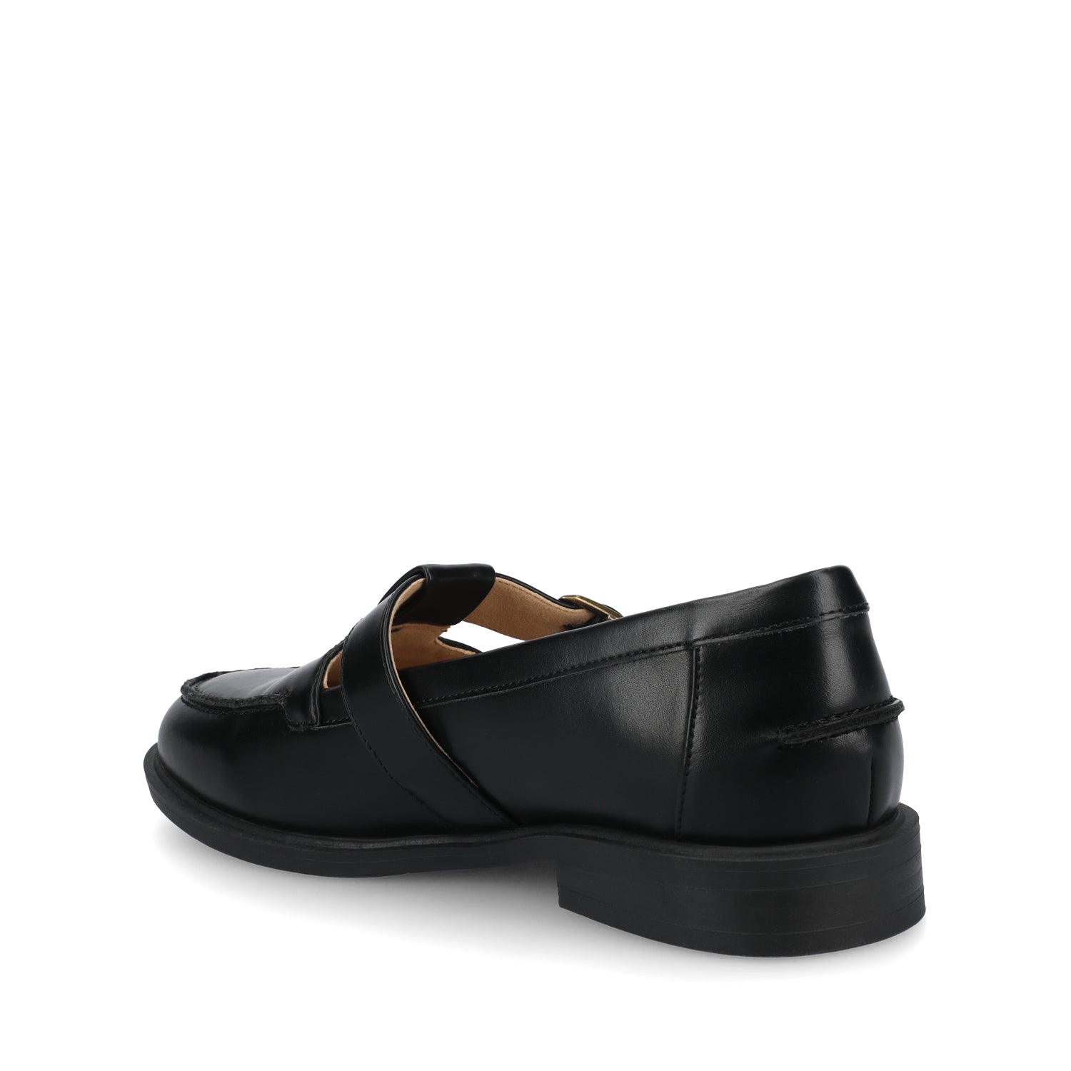 Journee Collection CORINA T-STRAP LOAFER Black