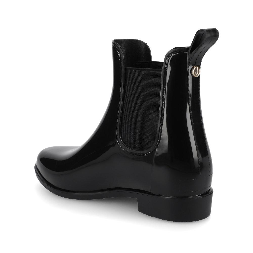 Journee Collection DRIZZLE ANKLE RAIN BOOTS Black