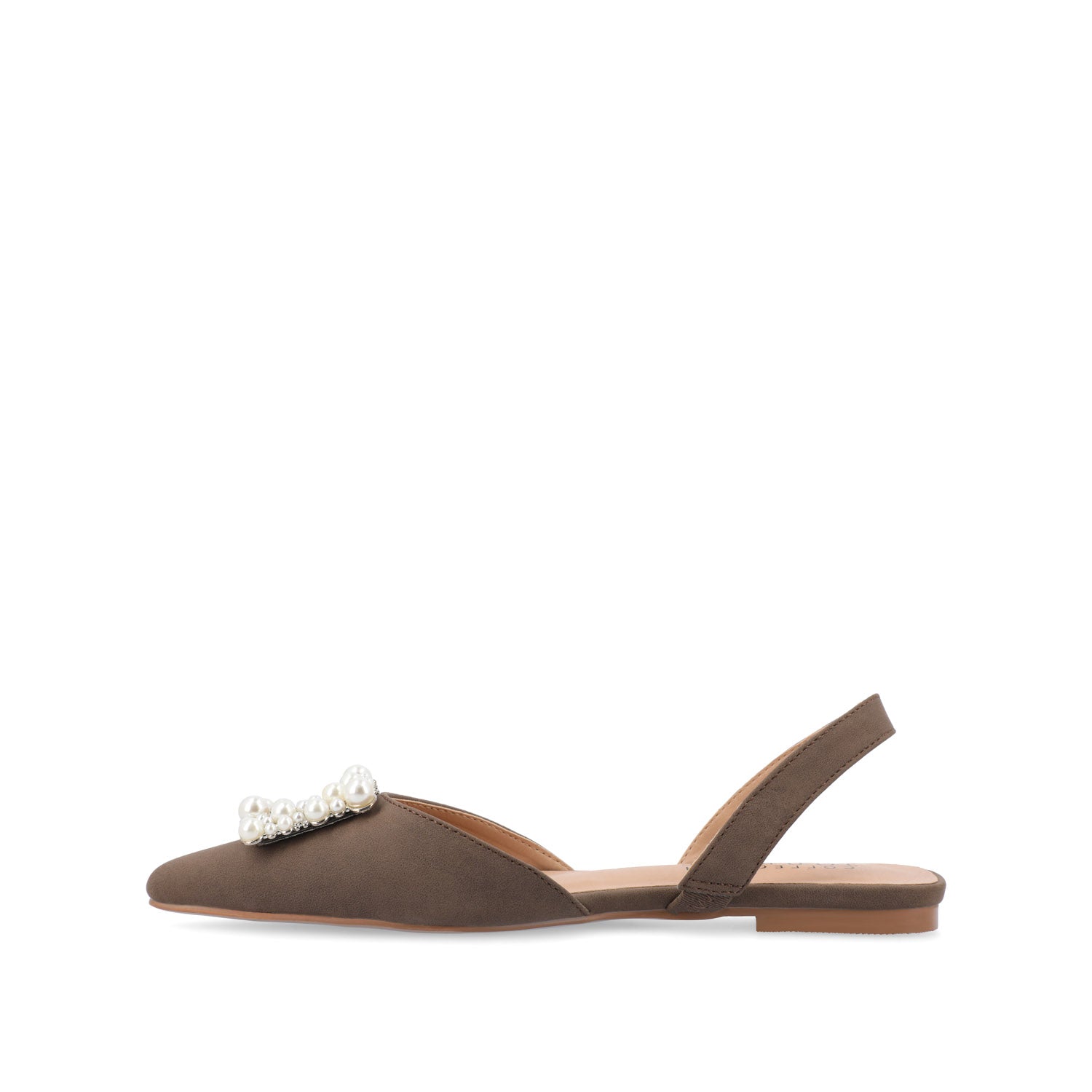 Journee Collection HANNAE SLINGBACK FLATS Brown