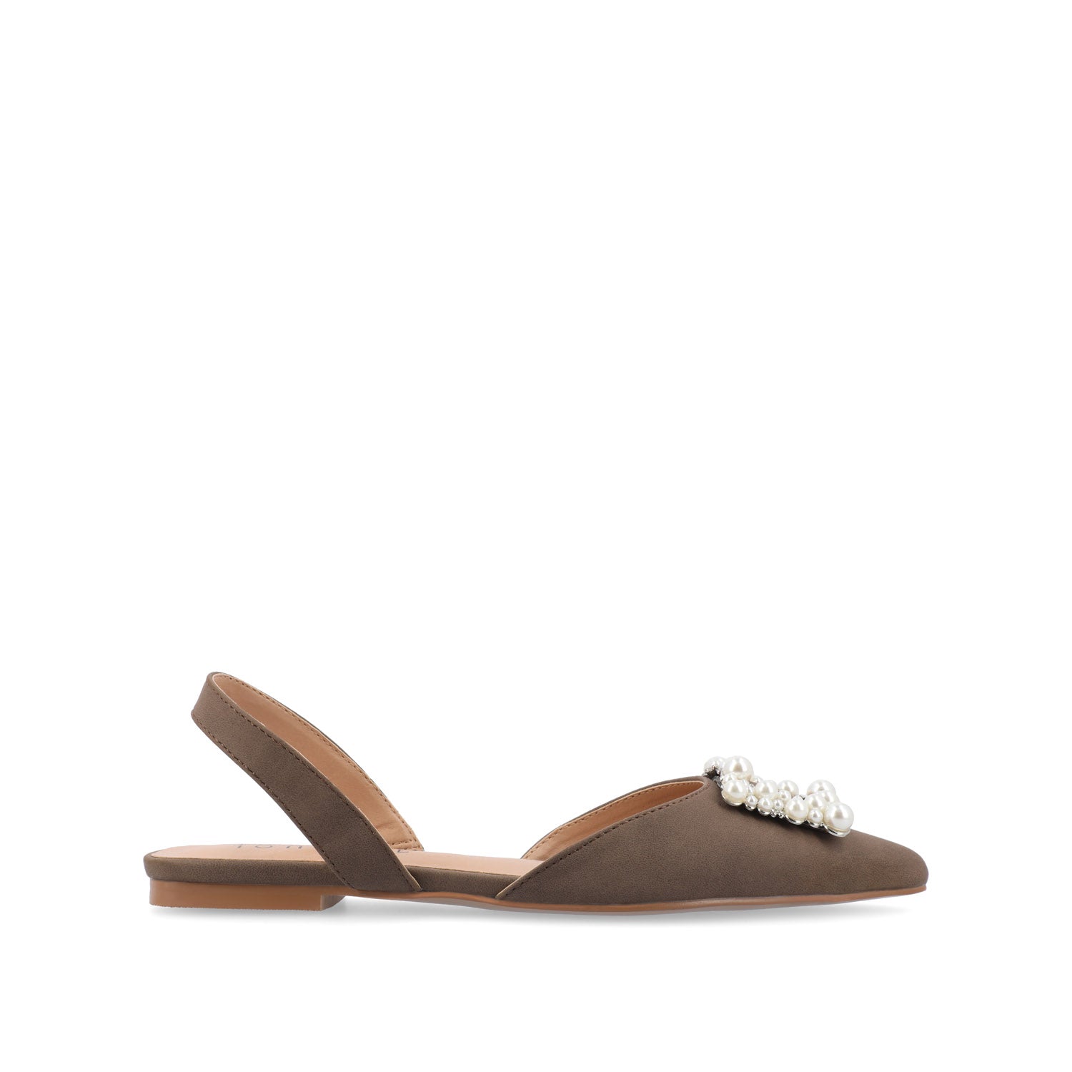 journee collection HANNAE SLINGBACK FLATS Brown