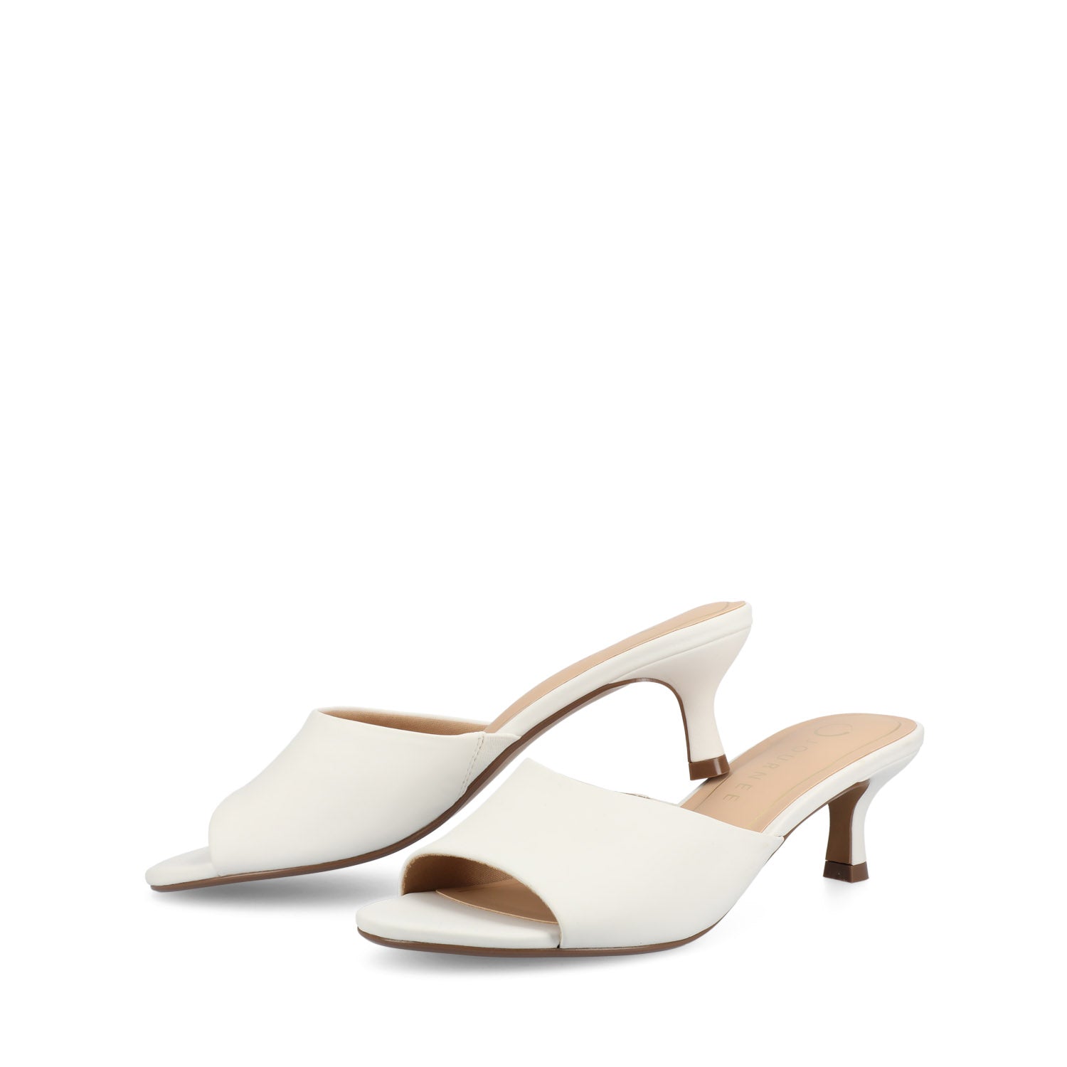 Journee Collection JEYLAH DRESS SANDALS White PU