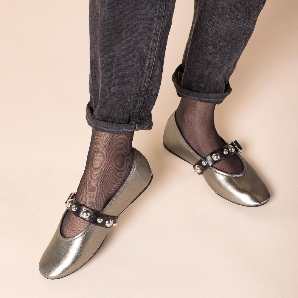 Journee Collection NAVEAH BALLET FLATS Black