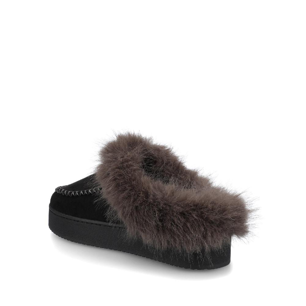 Journee Collection TARAN MULE SLIPPER Black