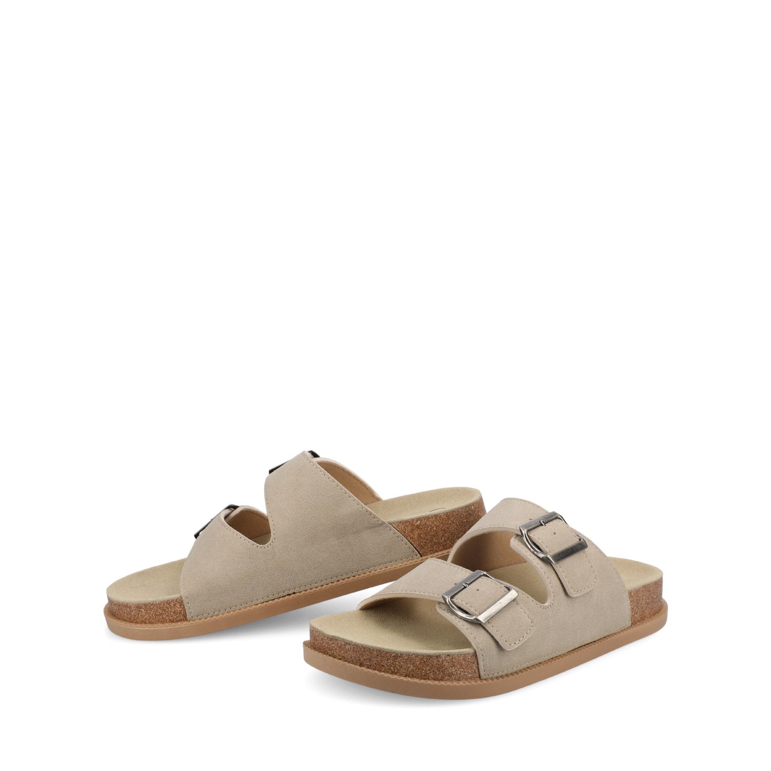 Journee Collection TULA SLIDE SANDAL Mocha