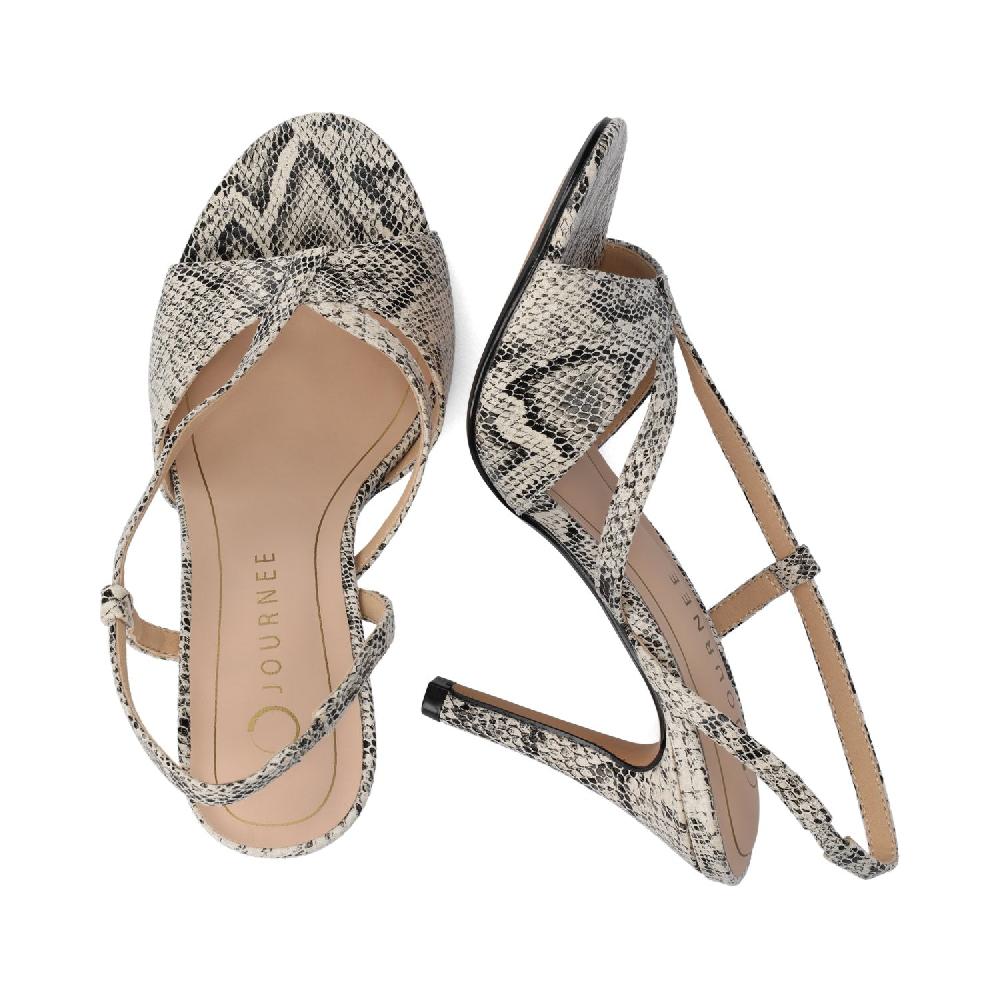 Journee Collection VARRA DRESS SANDALS Bone Patent