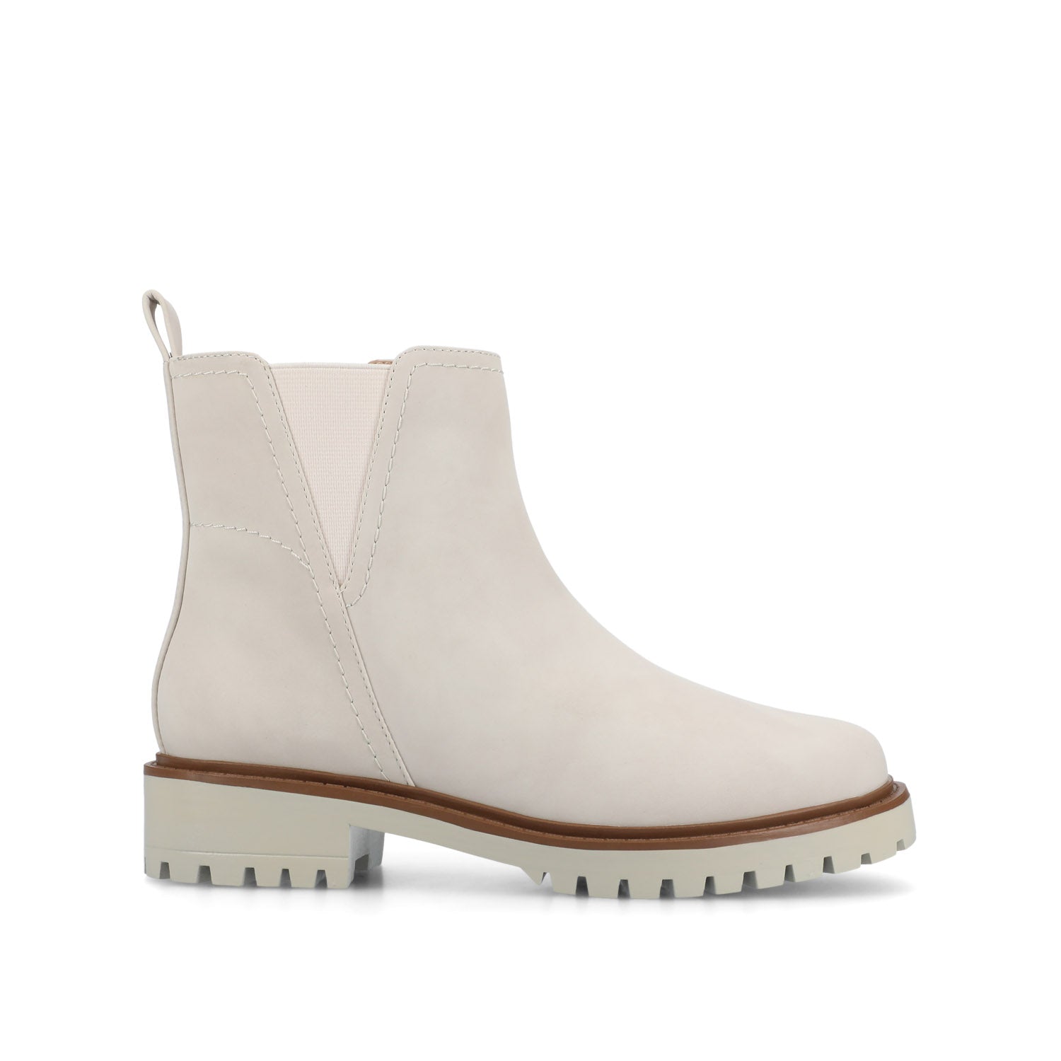 journee collection JUNNAH CHELSEA BOOTS IN WIDE Bone