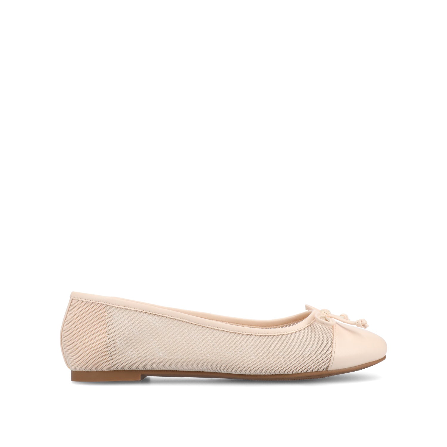 journee collection KAIAH CAPTOE BALLET FLATS Blush Mesh