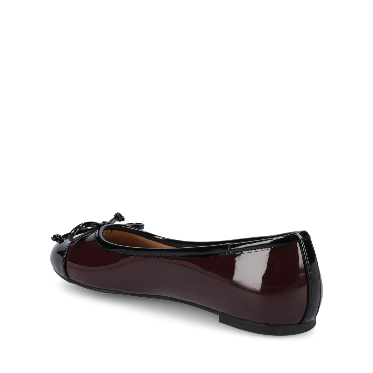 Journee Collection KAIAH CAPTOE BALLET FLATS IN FAUX LEATHER Silver