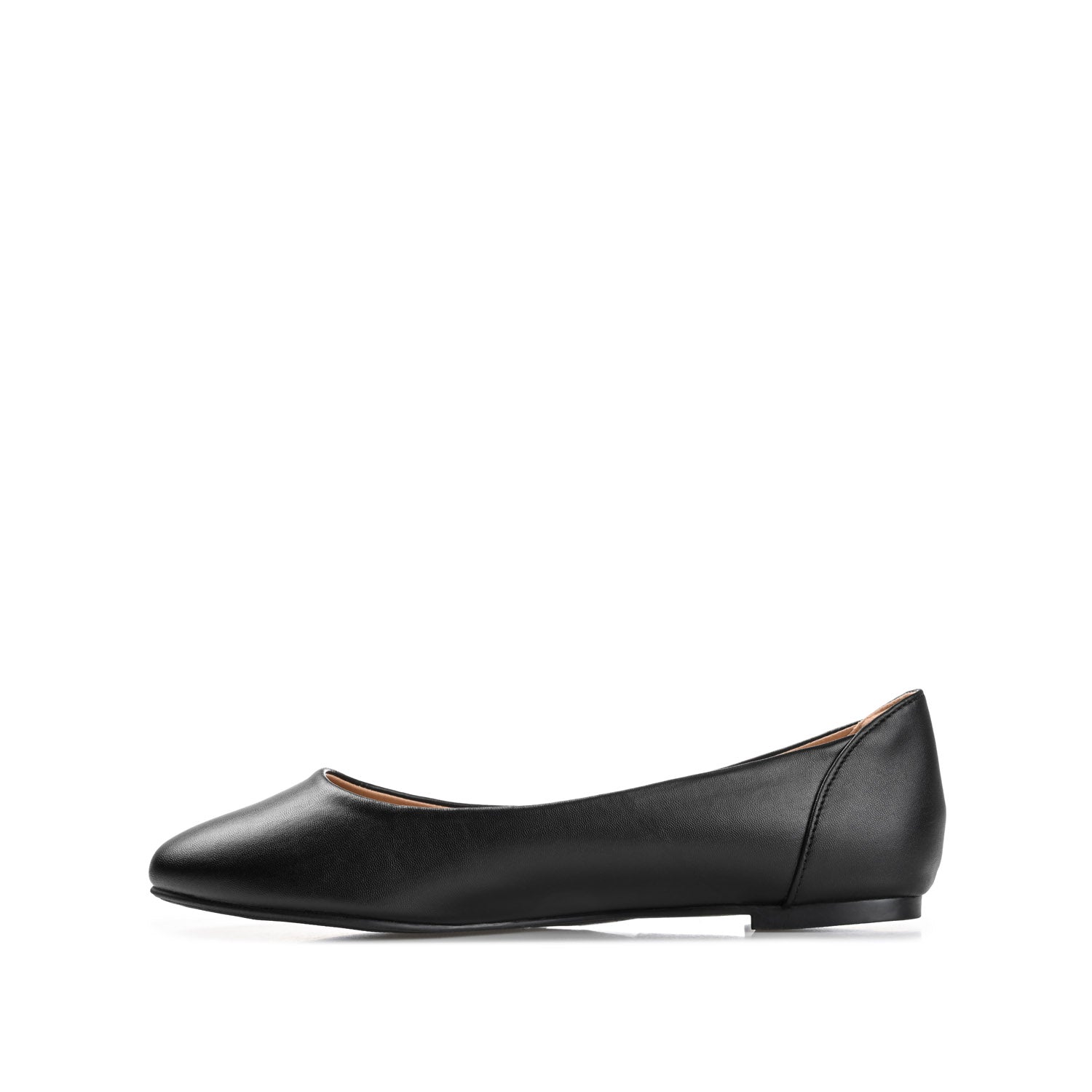 Journee Collection KAVN BALLET FLATS IN FAUX LEATHER White