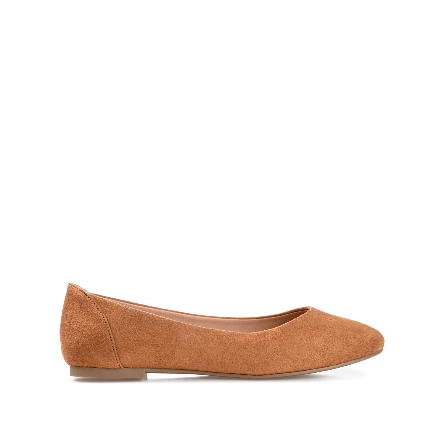 journee collection KAVN BALLET FLATS IN FAUX SUEDE Tan