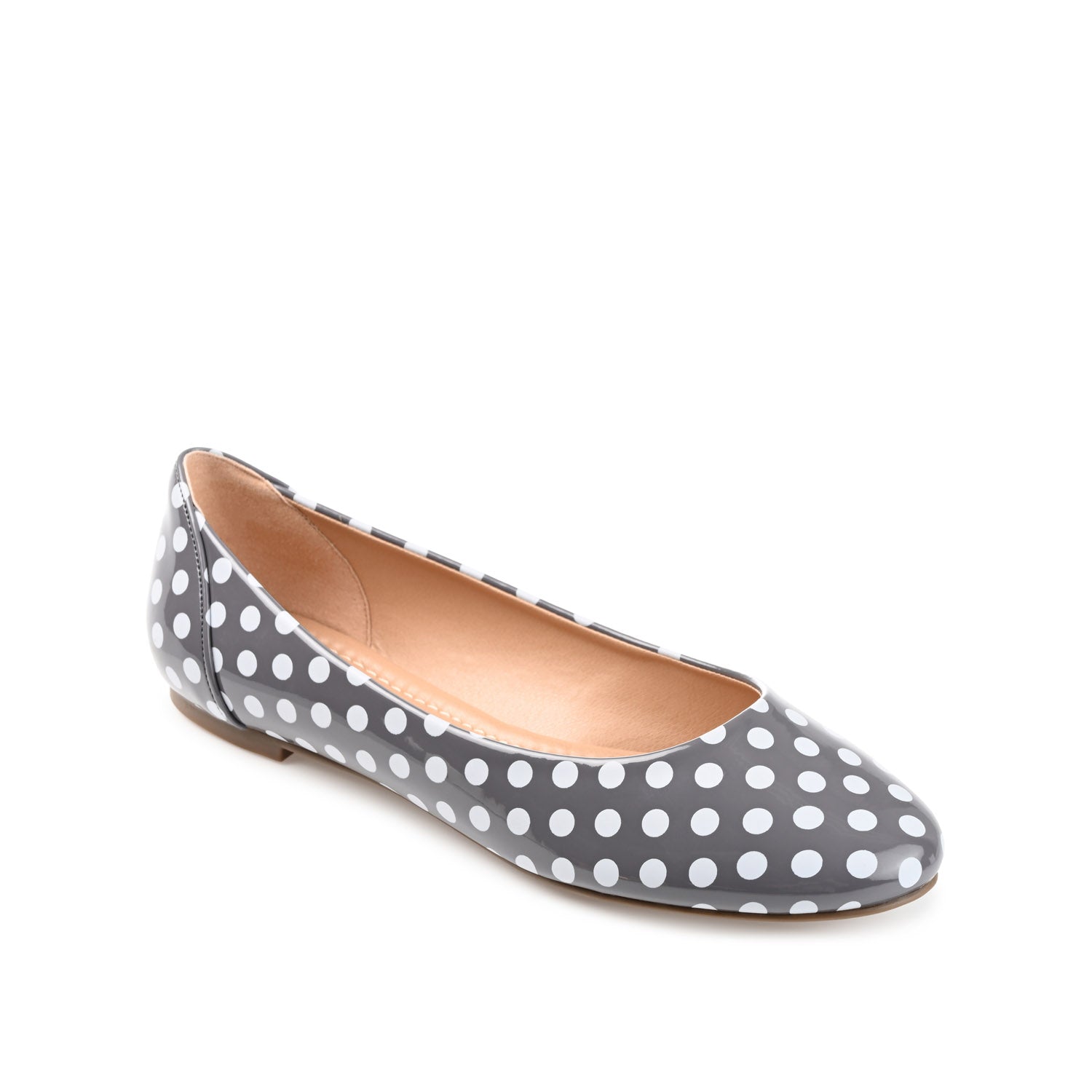 Journee Collection KAVN PATTERNED FLATS IN WIDE White Snake