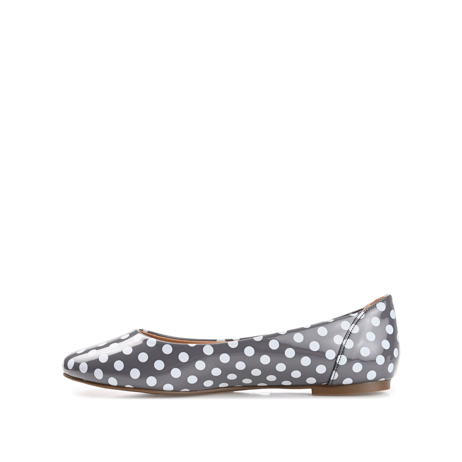 Journee Collection KAVN PATTERNED FLATS IN WIDE White Snake