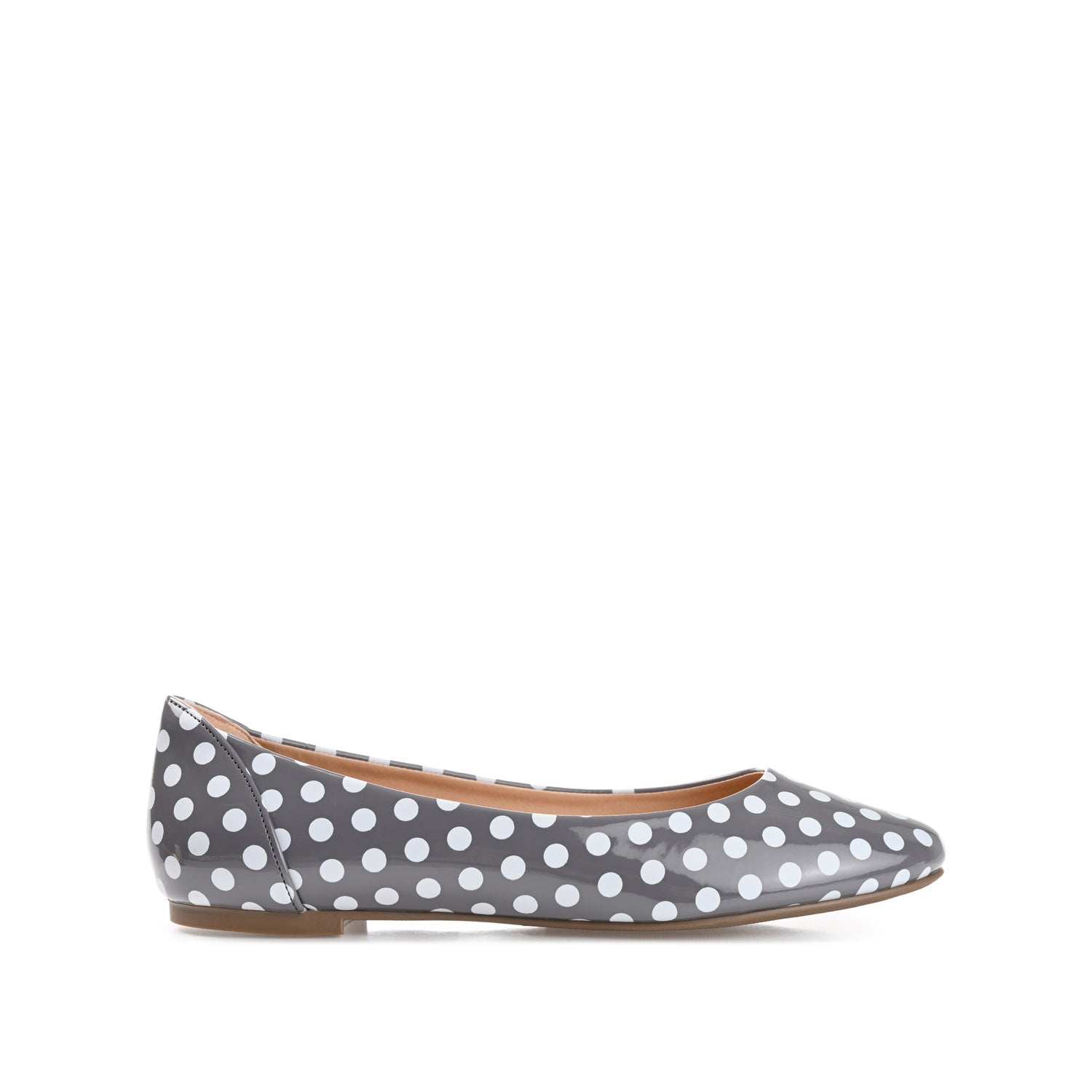 journee collection KAVN PATTERNED FLATS IN WIDE White Snake