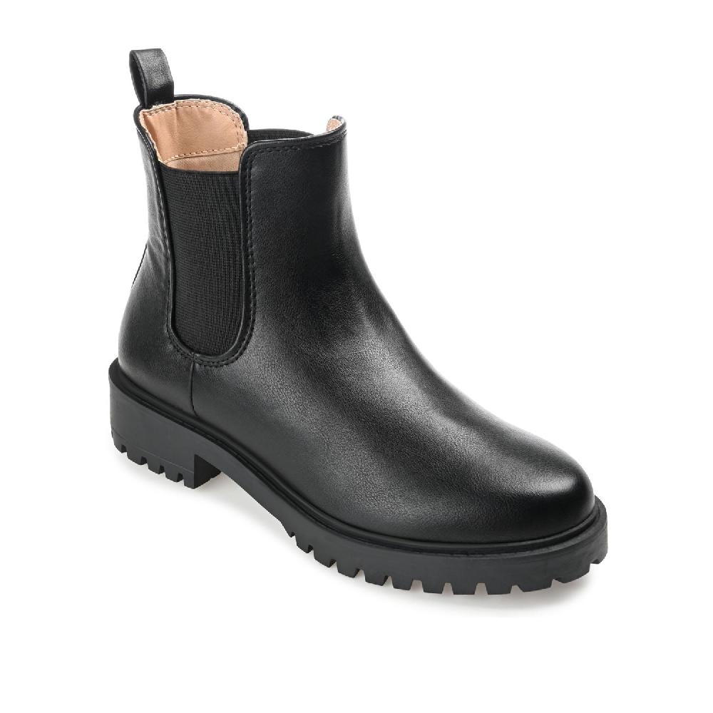 Journee Collection KENOVA CHELSEA BOOTIES IN FAUX LEATHER Taupe