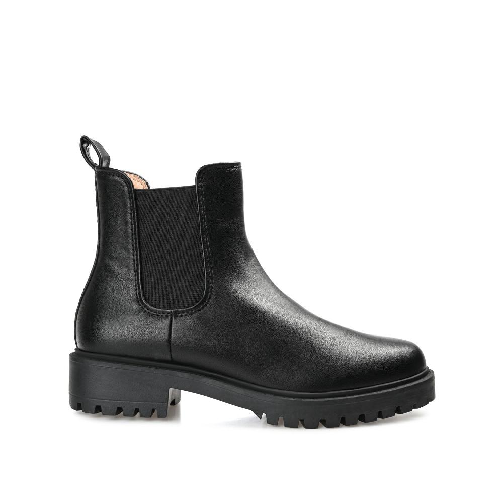 journee collection KENOVA CHELSEA BOOTIES IN FAUX LEATHER Taupe