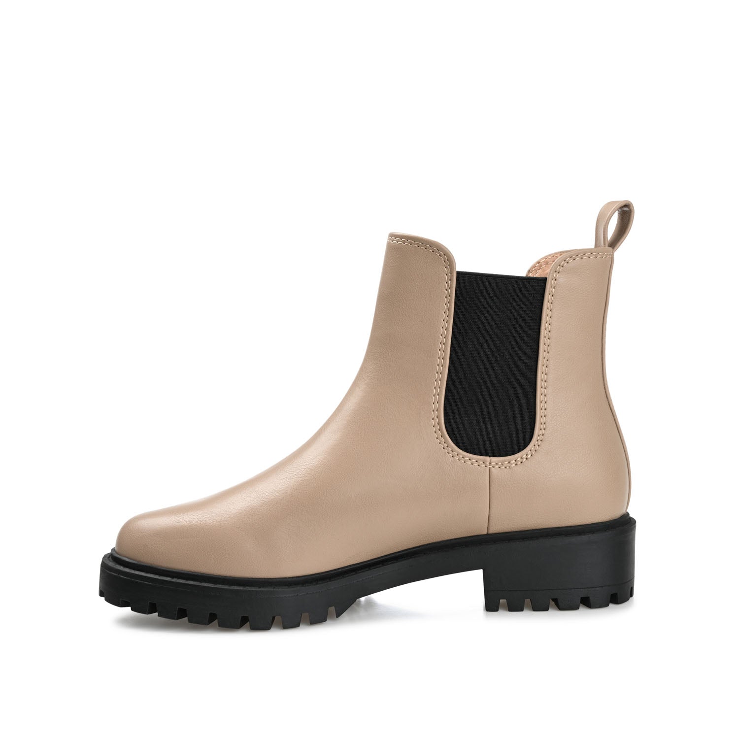 Journee Collection KENOVA CHELSEA BOOTIES IN WIDE Taupe