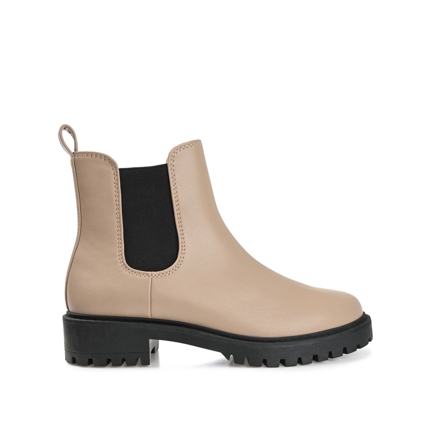 journee collection KENOVA CHELSEA BOOTIES IN WIDE Taupe