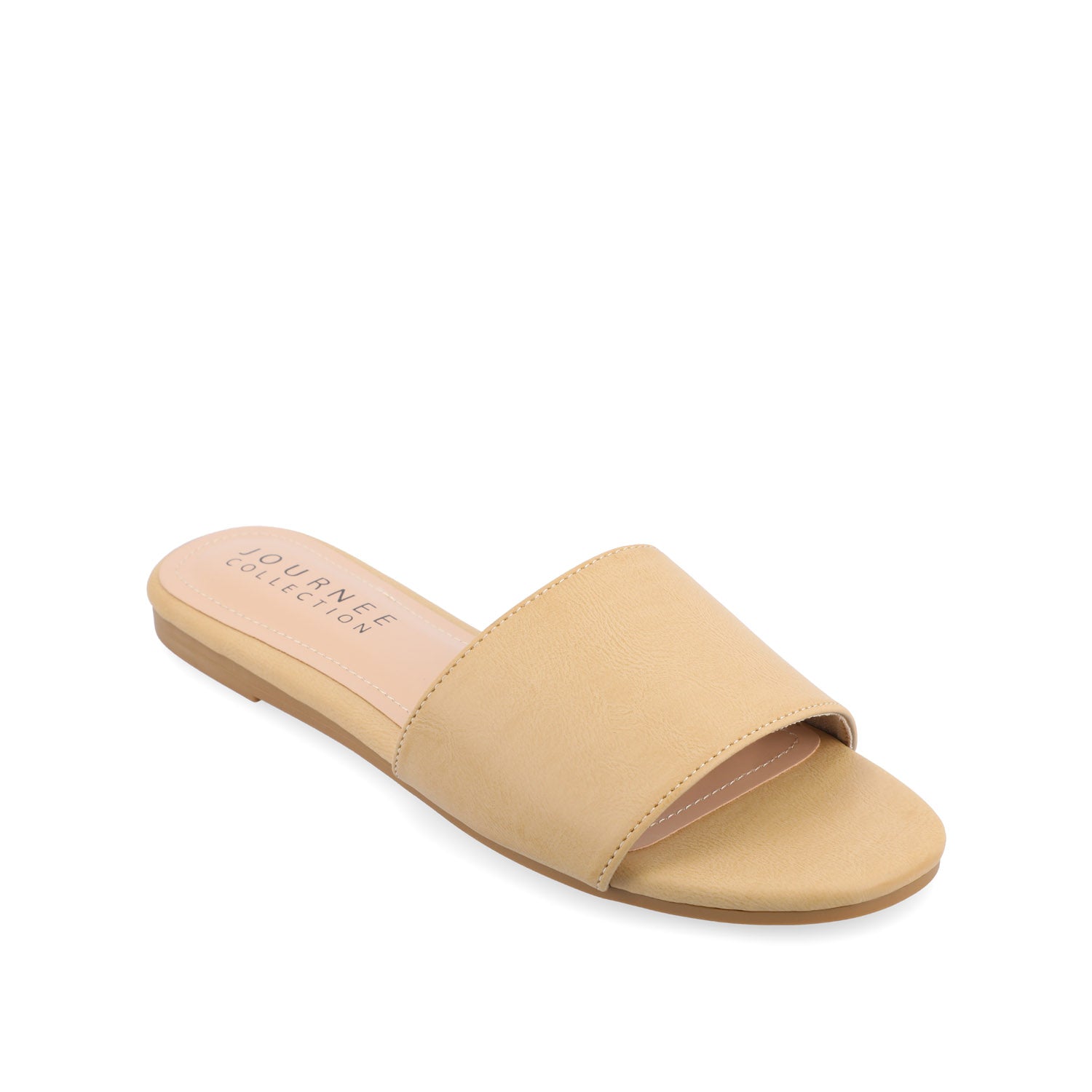 Journee Collection KOLINNA SLIDE SANDALS IN STATEMENT Mauve