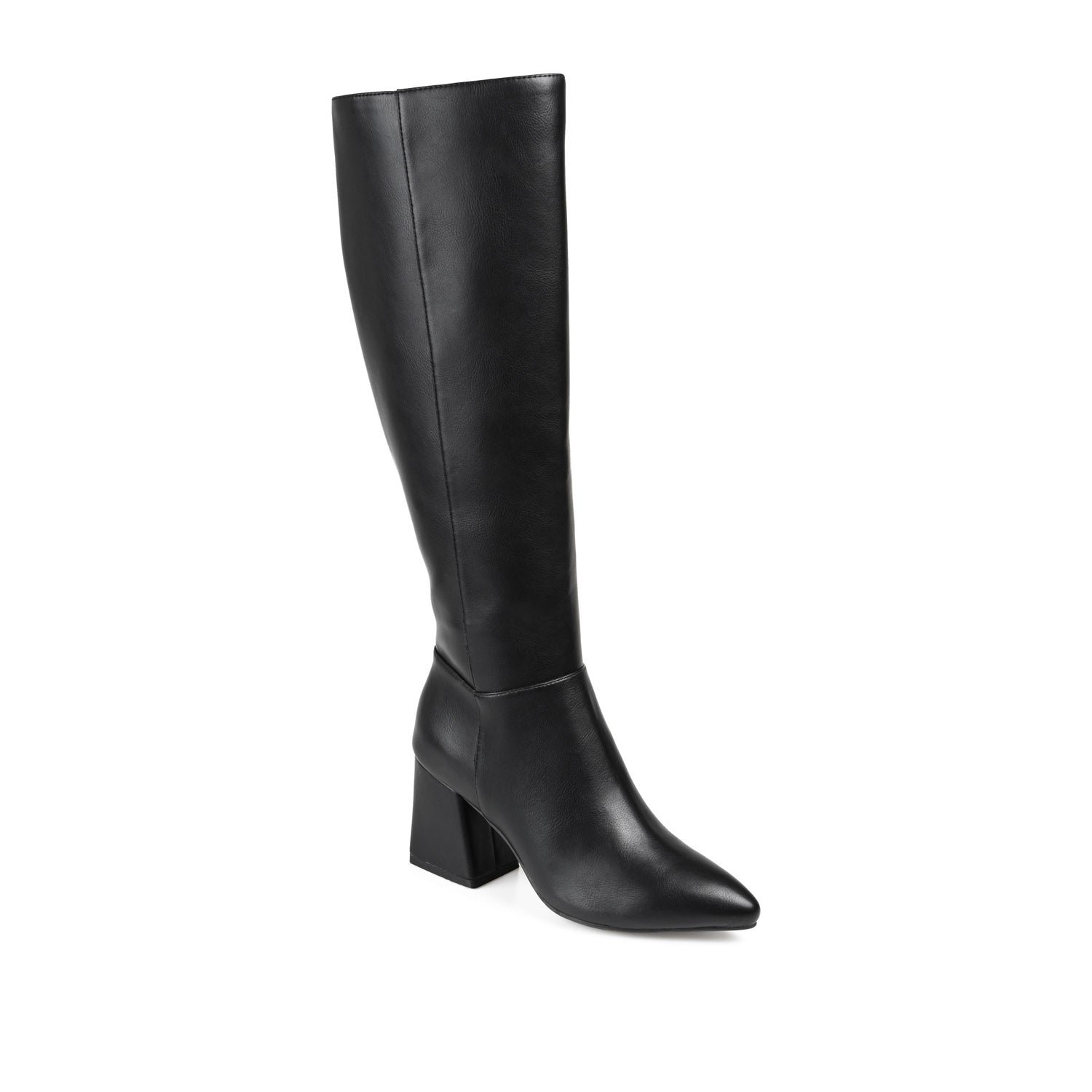 Journee Collection LANDREE KNEE-HIGH BOOTS IN WIDE CALF Bone