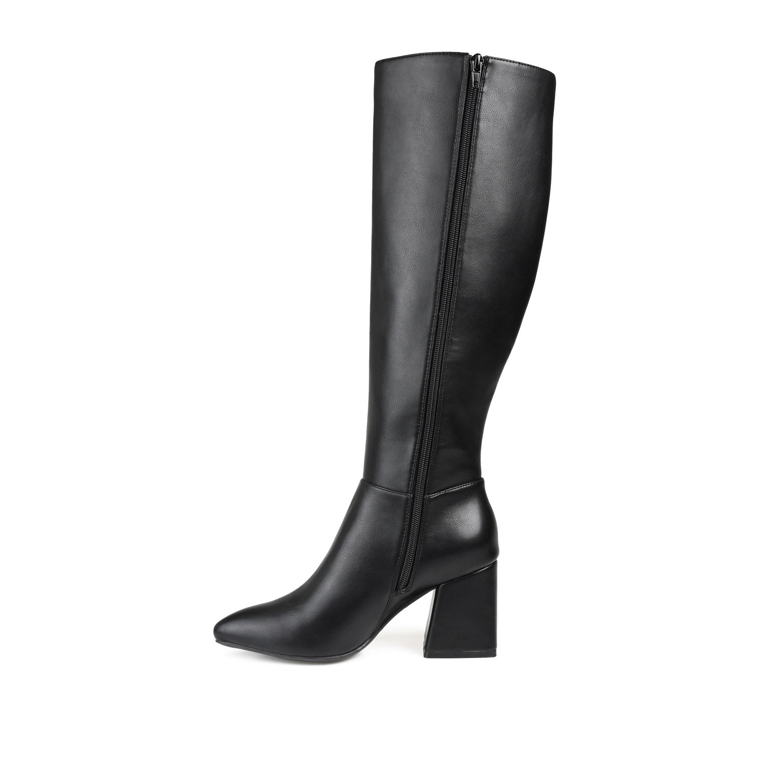 Journee Collection LANDREE KNEE-HIGH BOOTS IN WIDE CALF Bone