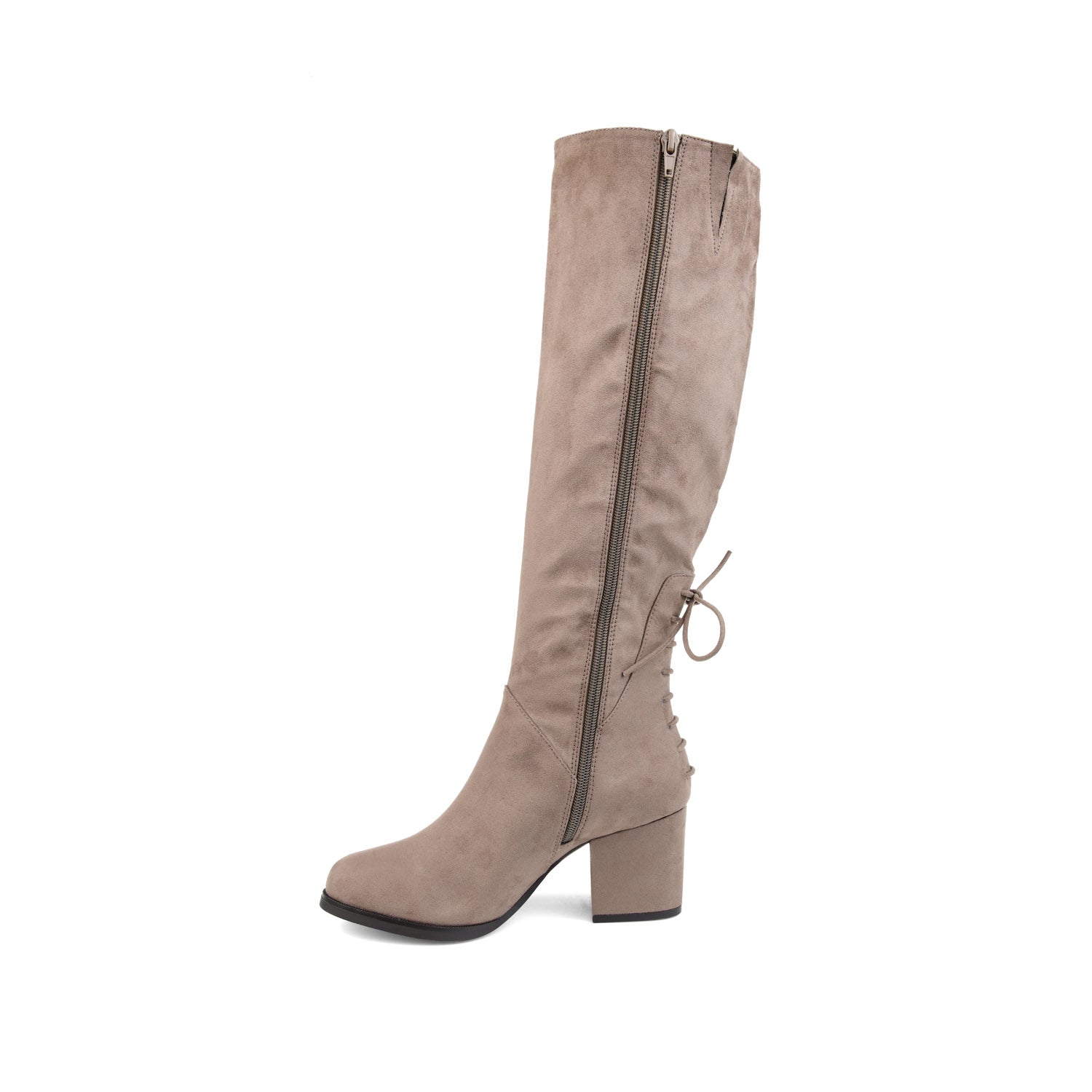 Journee Collection LEEDA KNEE-HIGH BOOTS IN WIDE CALF Olive