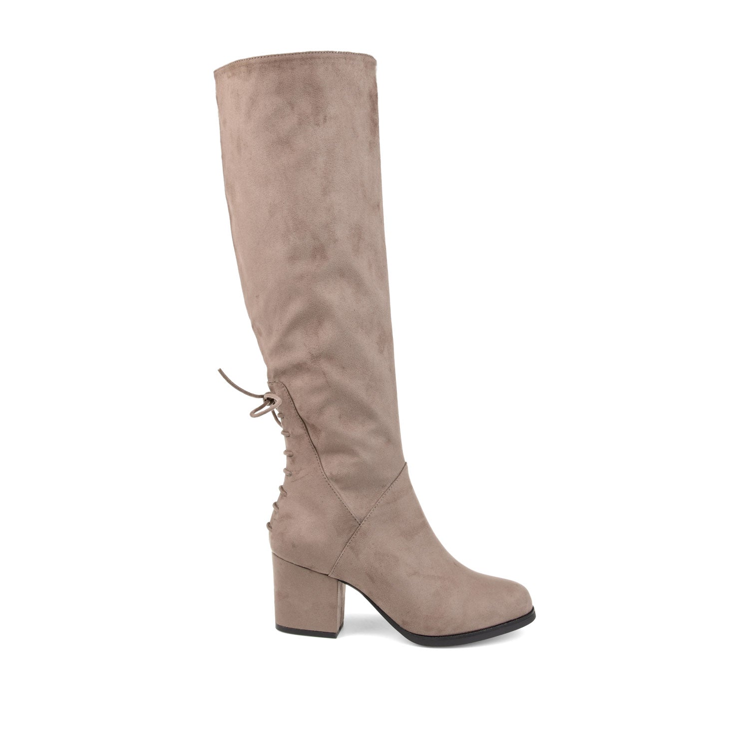 journee collection LEEDA KNEE-HIGH BOOTS IN WIDE CALF Olive