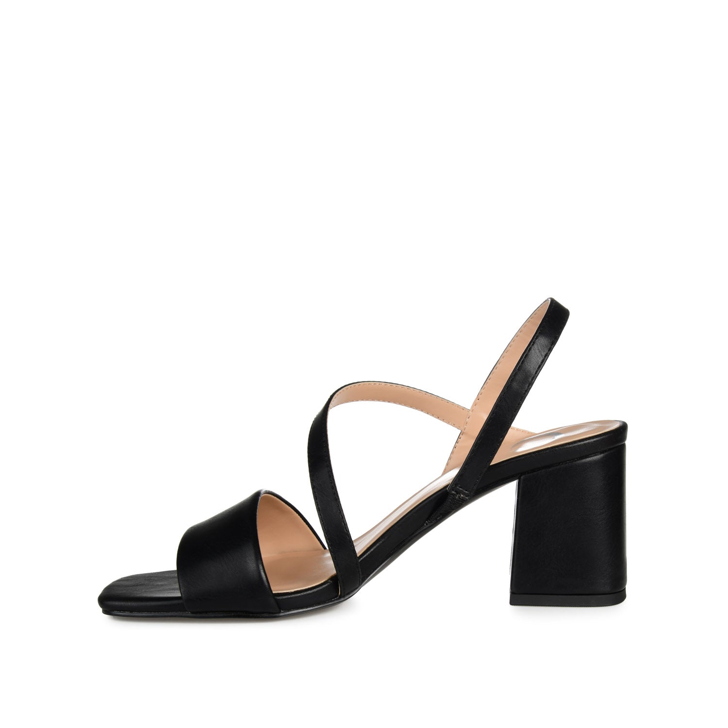 Journee Collection LIRRYC STRAPPY HEELS IN FAUX LEATHER White