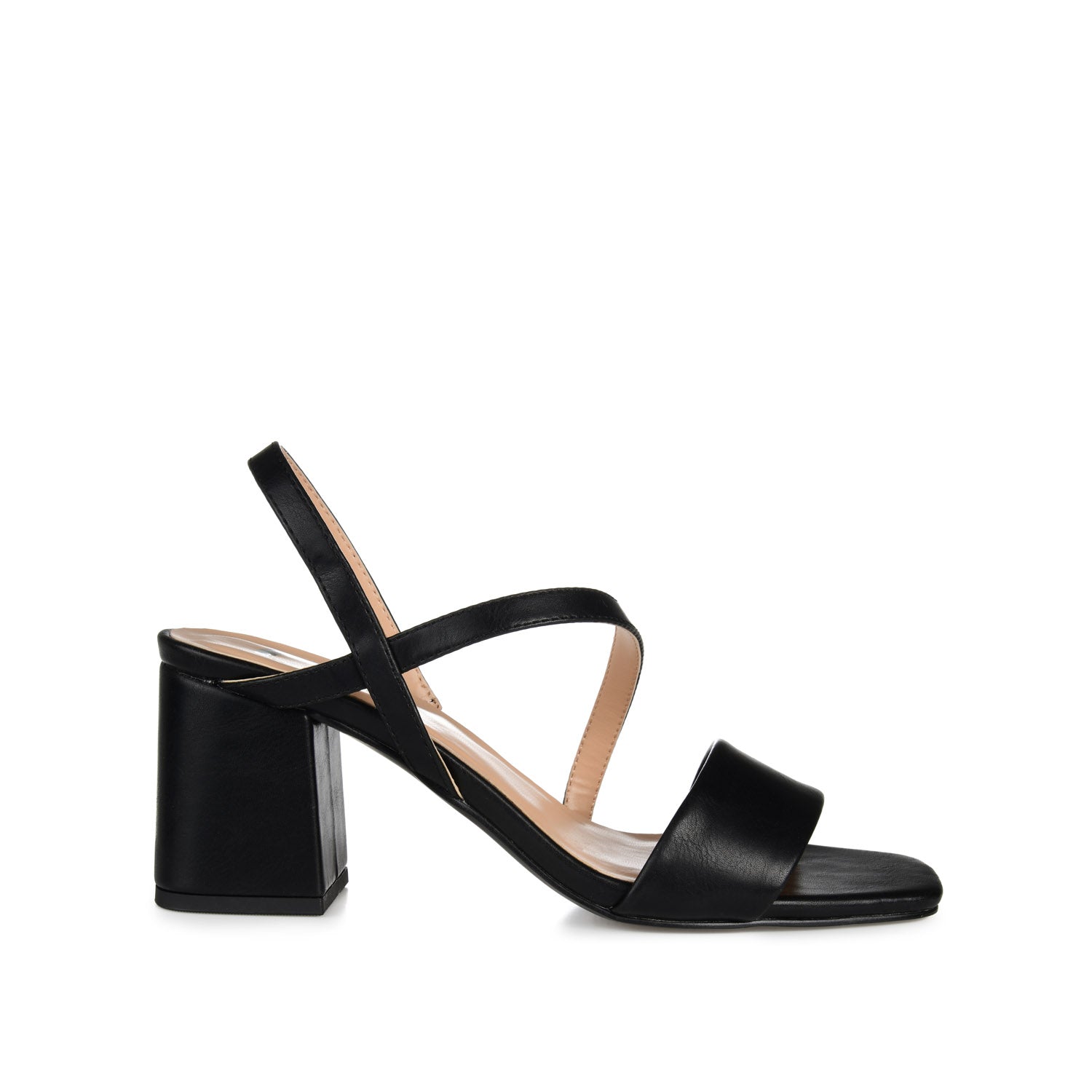 journee collection LIRRYC STRAPPY HEELS IN FAUX LEATHER White