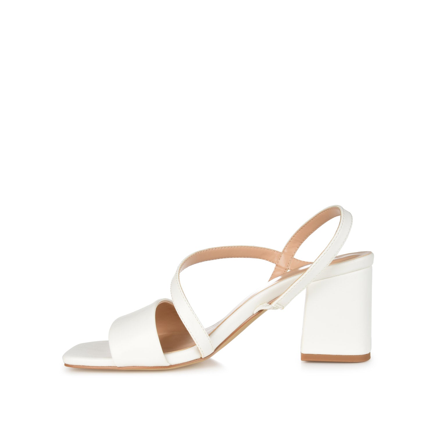 Journee Collection LIRRYC STRAPPY HEELS IN WIDE White