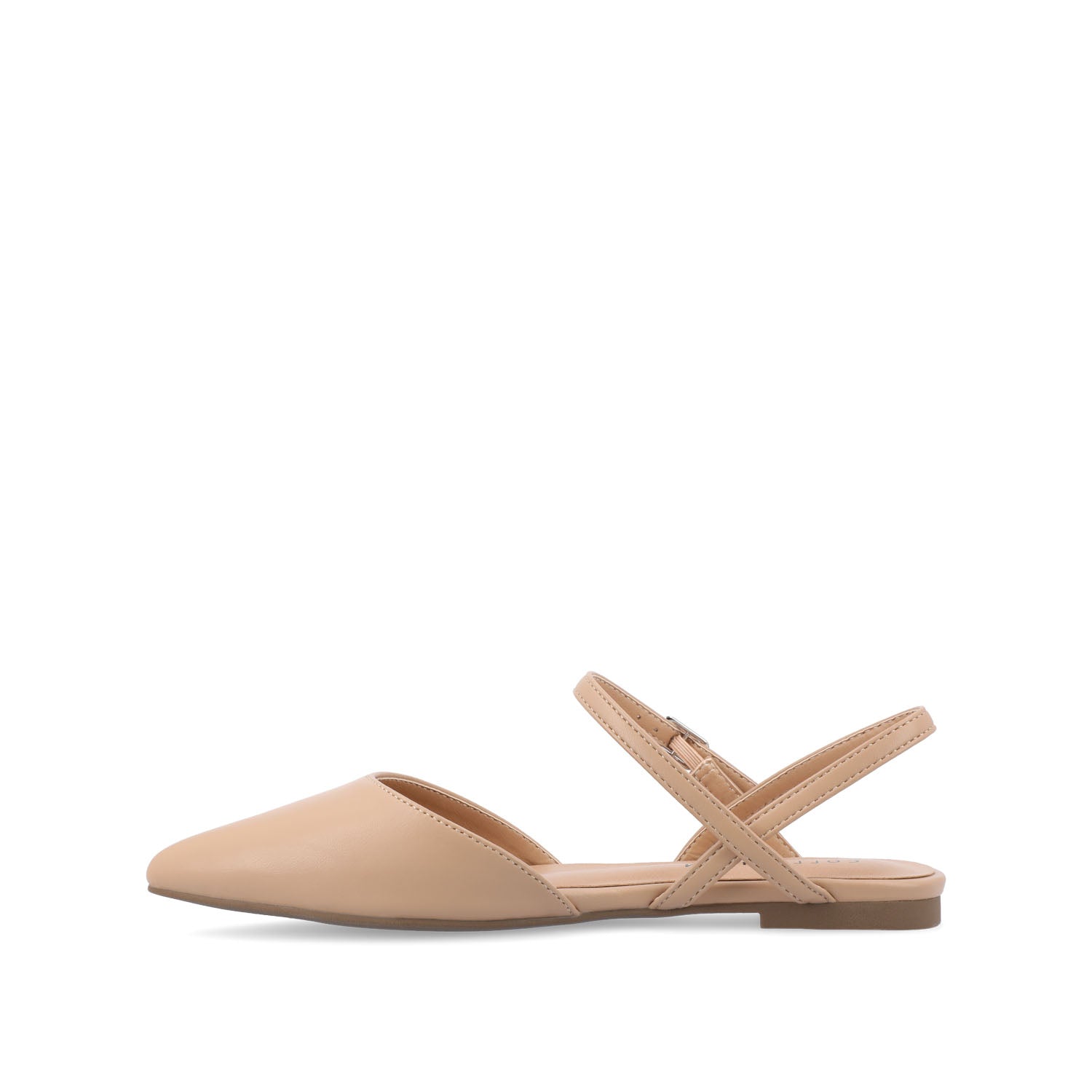 Journee Collection MARTINE SLINGBACK FLATS IN COOL SHADES Mahogany