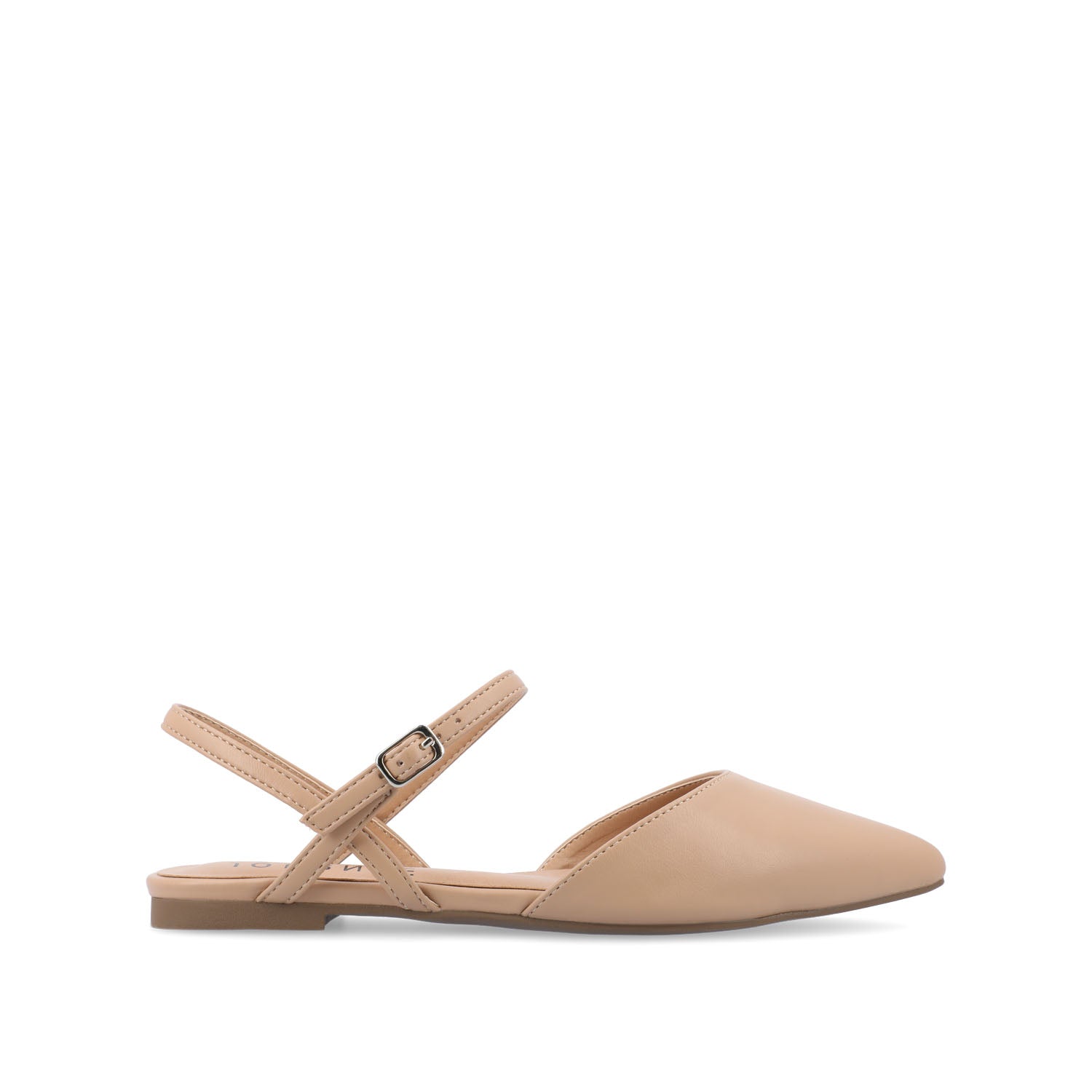 journee collection MARTINE SLINGBACK FLATS IN COOL SHADES Mahogany