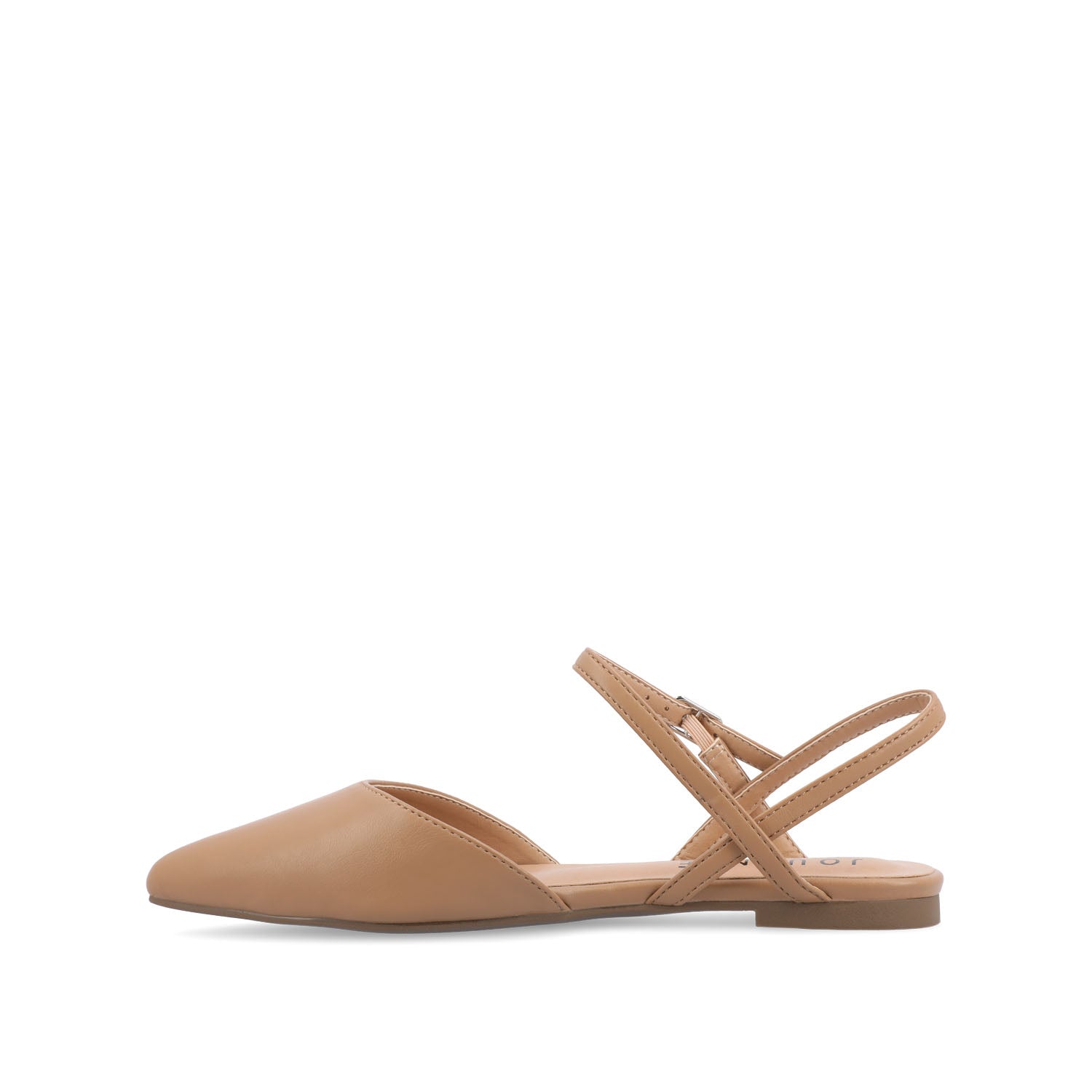 Journee Collection MARTINE SLINGBACK FLATS IN WARM SHADES Cream