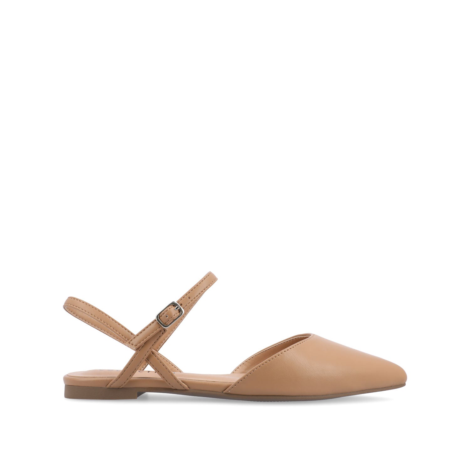 journee collection MARTINE SLINGBACK FLATS IN WARM SHADES Cream