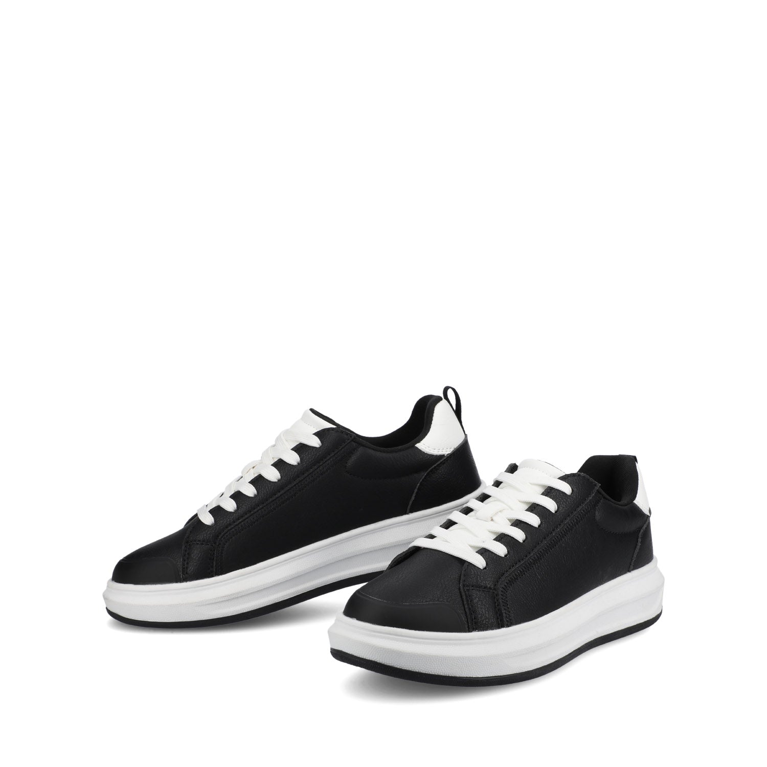 Journee Collection MEEYA CASUAL LACE UP SNEAKERS Black